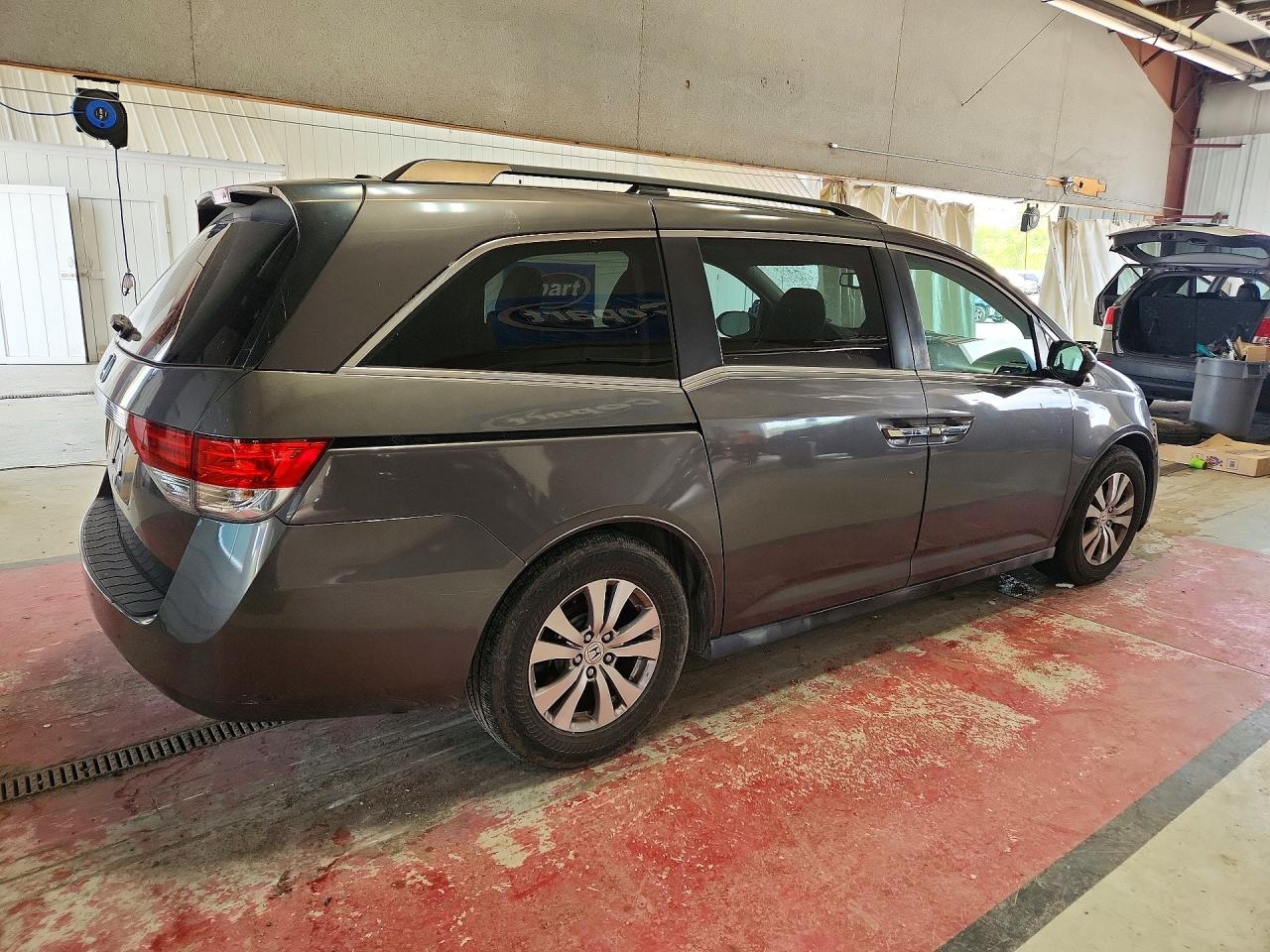 2014 Honda Odyssey Exl Gray vin: 5FNRL5H63EB097420