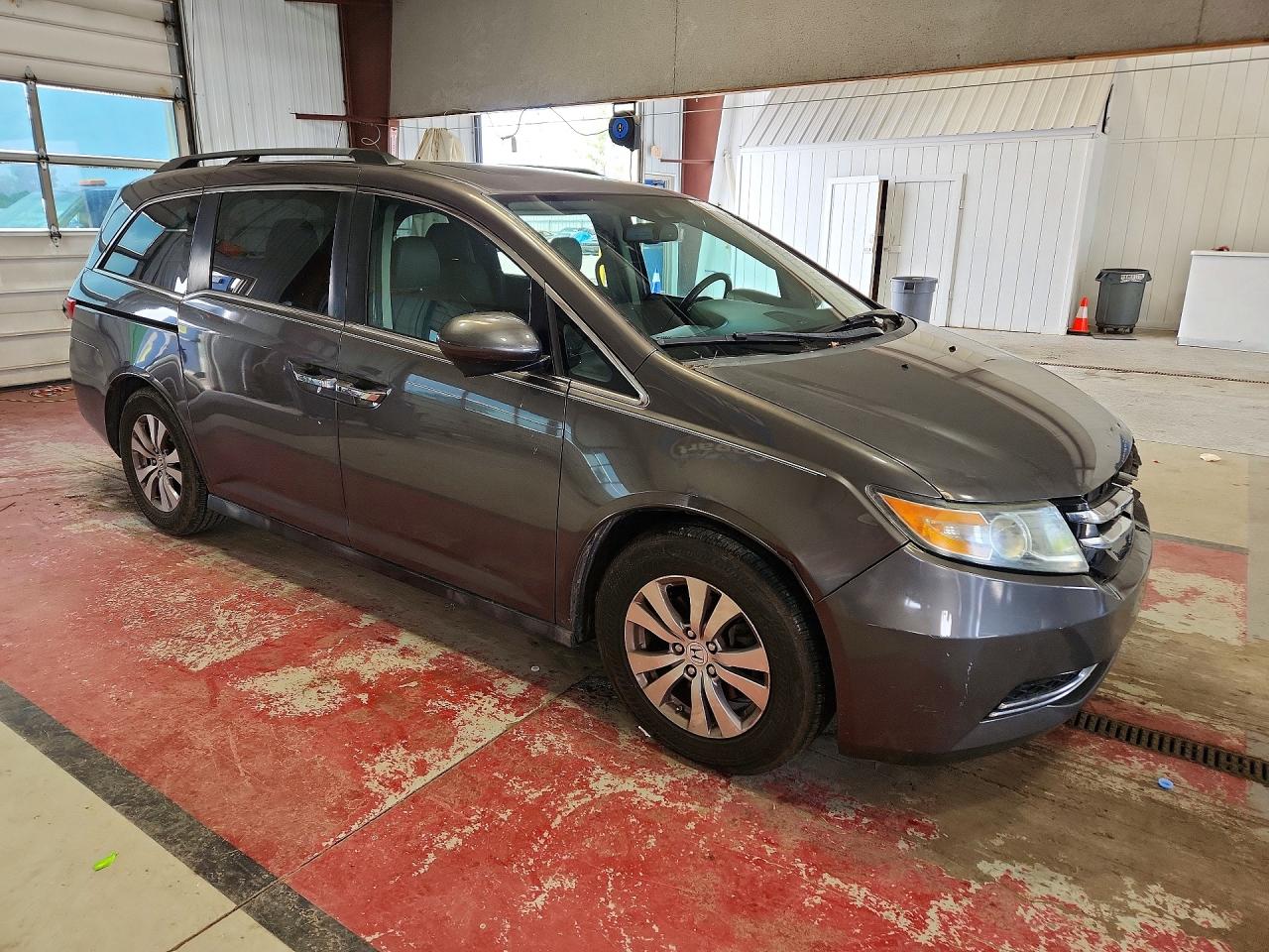 2014 Honda Odyssey Exl Gray vin: 5FNRL5H63EB097420