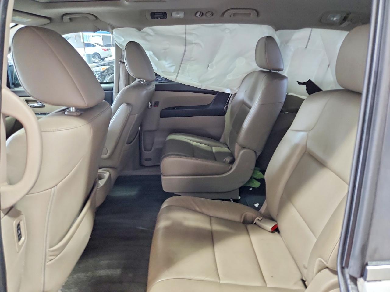 2014 Honda Odyssey Exl White vin: 5FNRL5H63EB130867