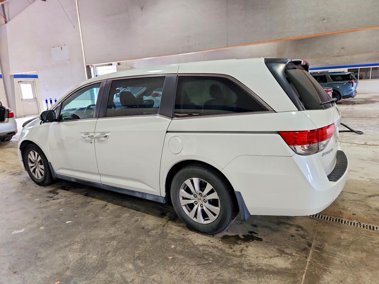 2014 Honda Odyssey Exl White vin: 5FNRL5H63EB130867