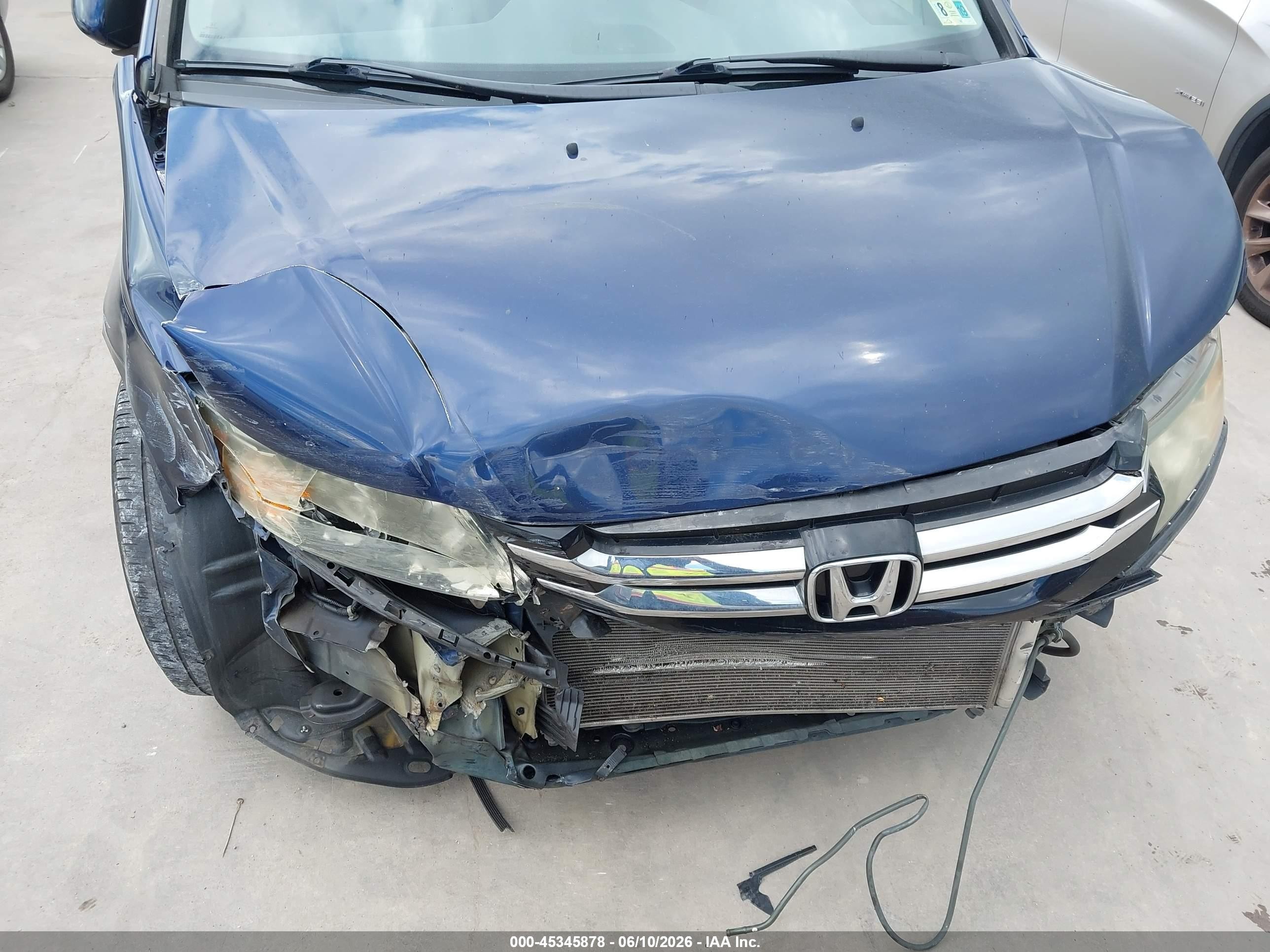 2015 Honda Odyssey Ex-l Blue vin: 5FNRL5H63FB016501