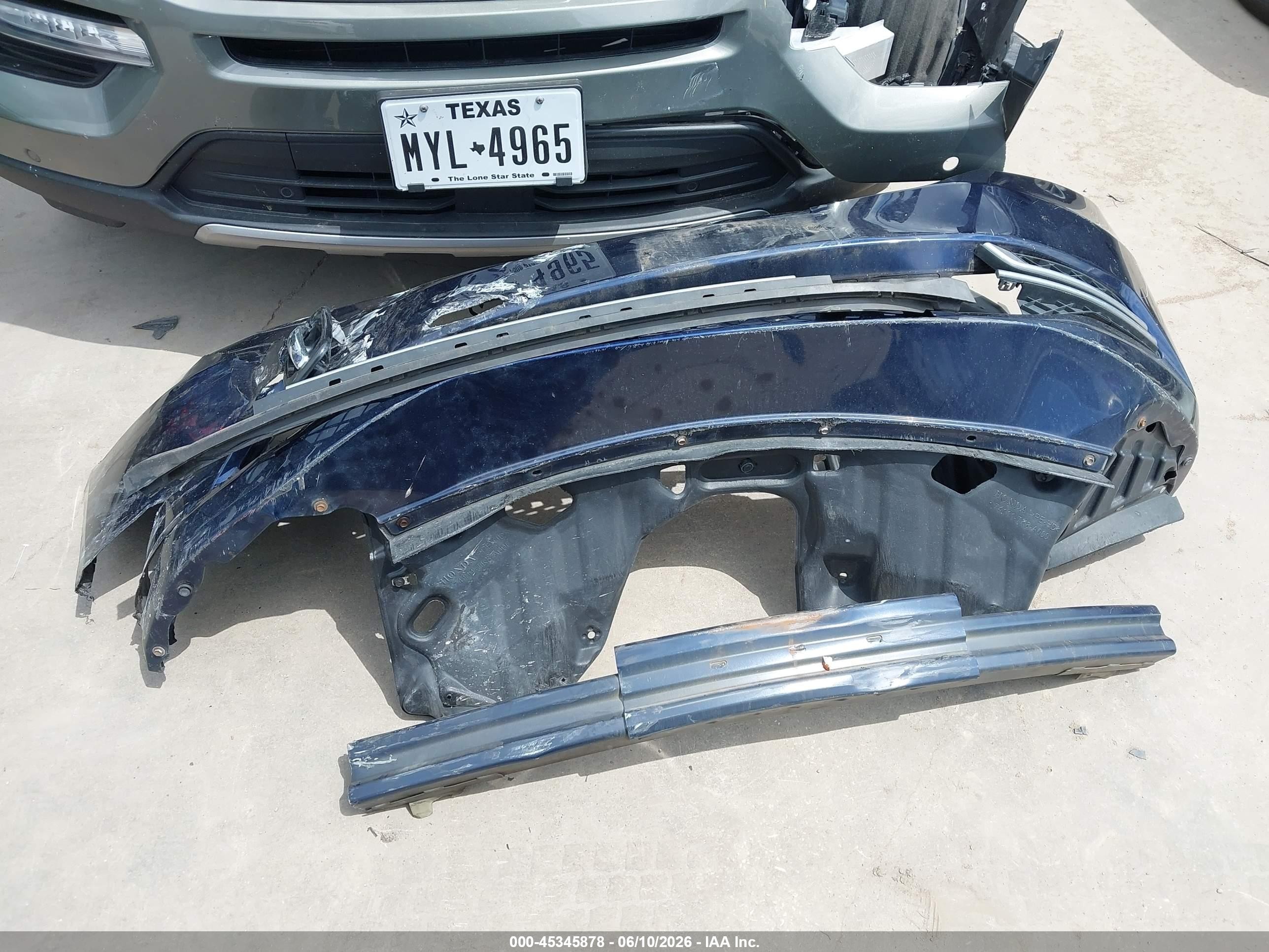 2015 Honda Odyssey Ex-l Blue vin: 5FNRL5H63FB016501