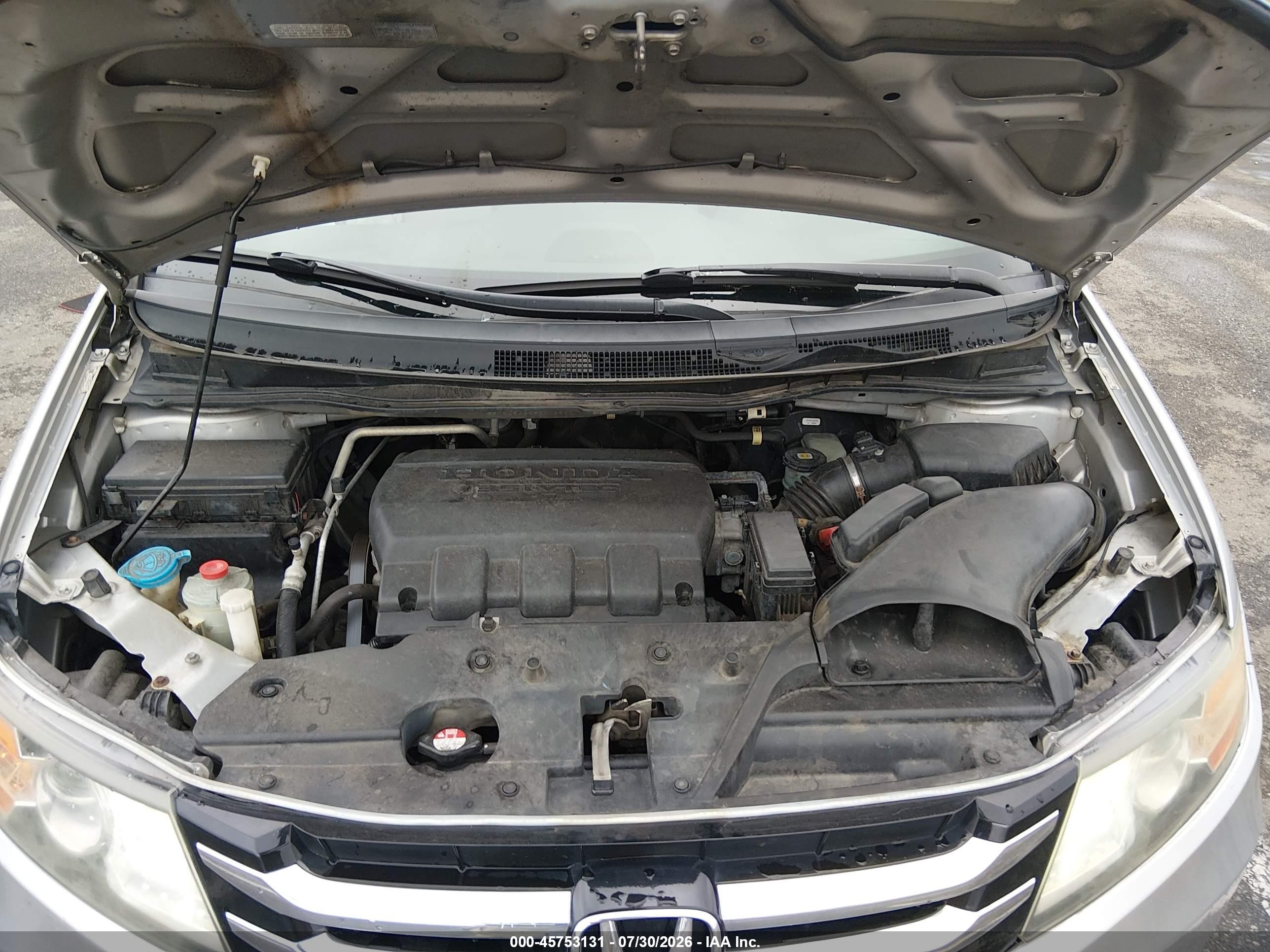 2015 Honda Odyssey Ex-l Silver vin: 5FNRL5H63FB016580