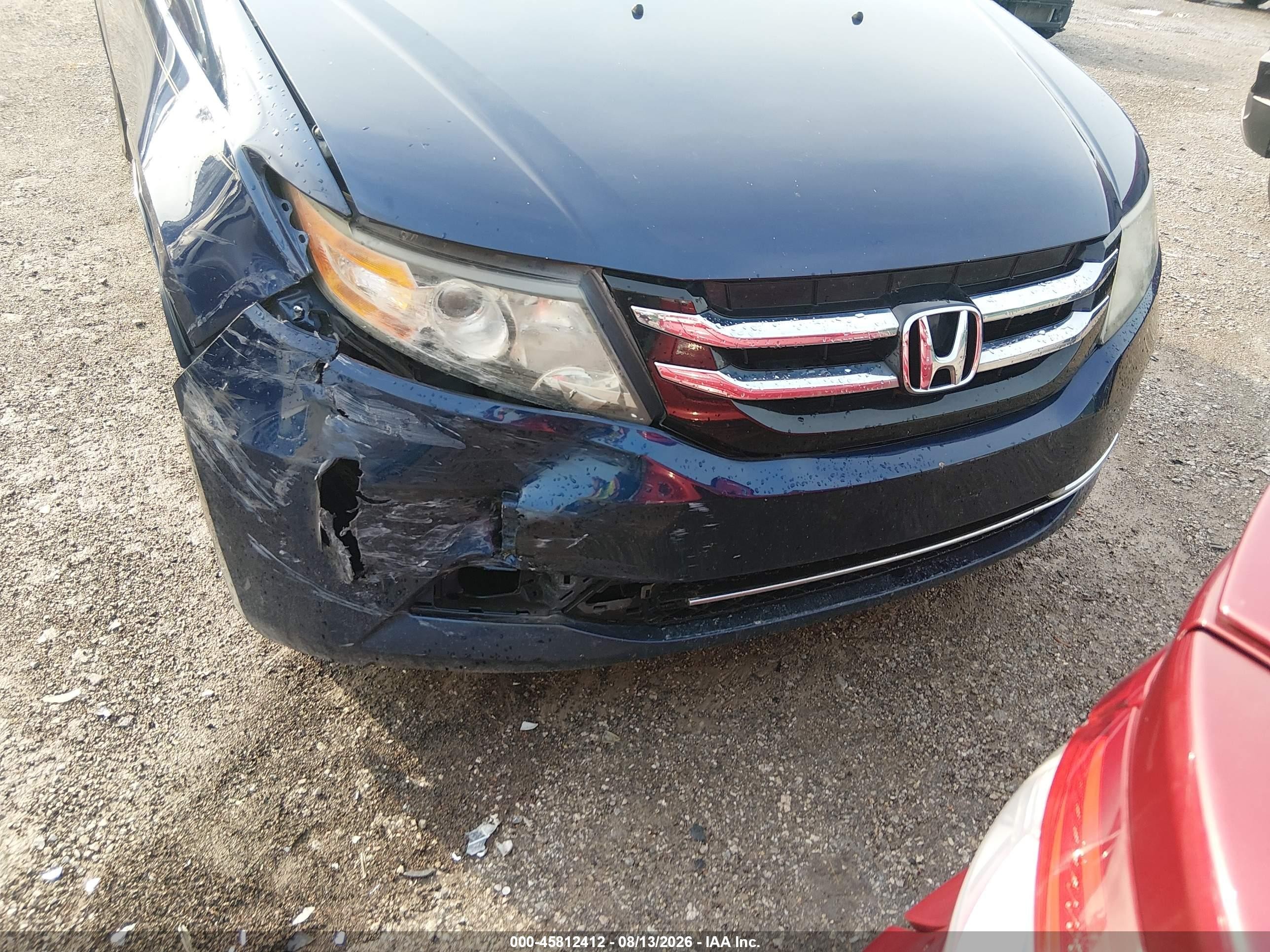 2015 Honda Odyssey Ex-l Blue vin: 5FNRL5H63FB019334