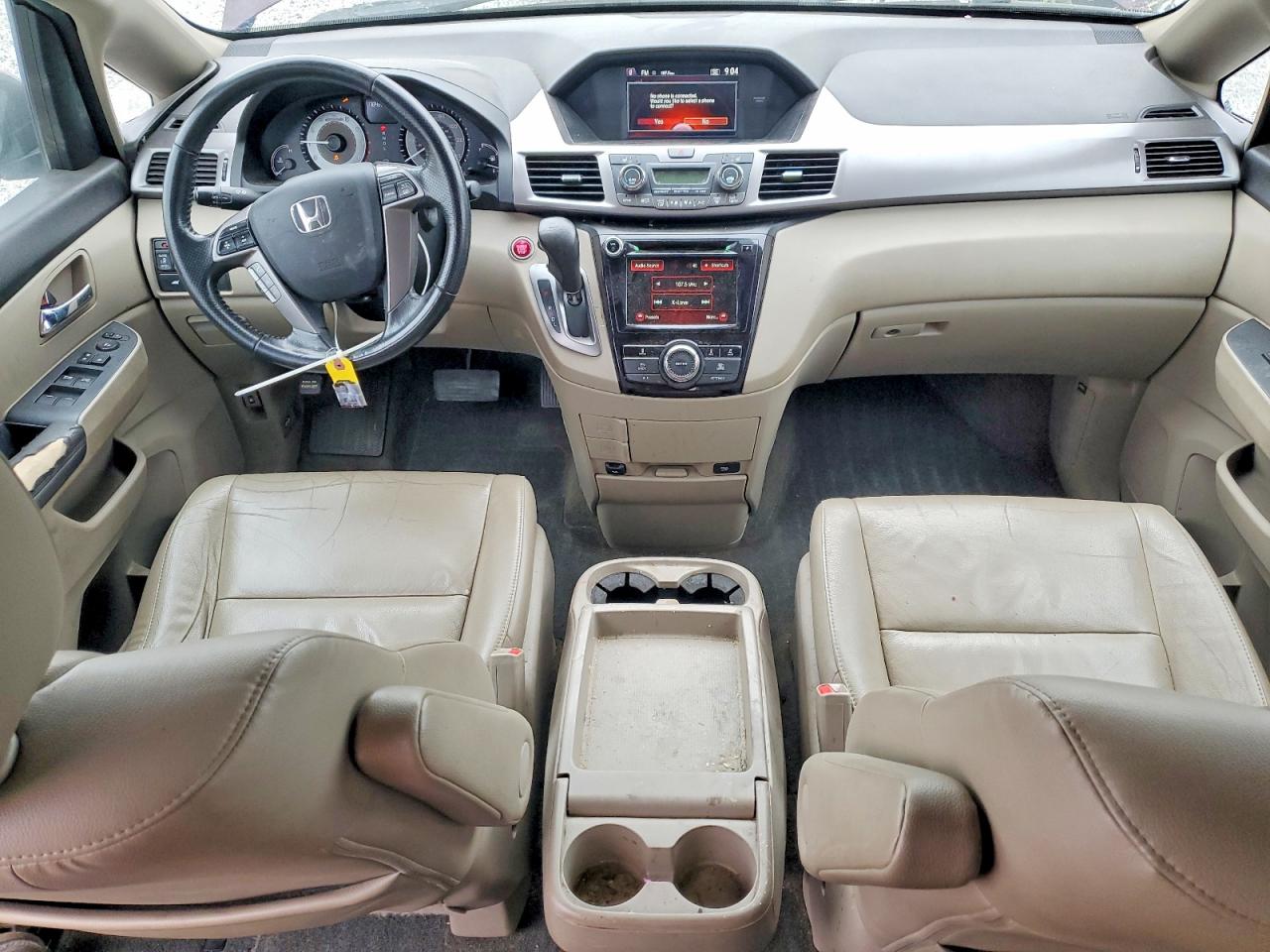 2015 Honda Odyssey Exl Burgundy vin: 5FNRL5H63FB027837