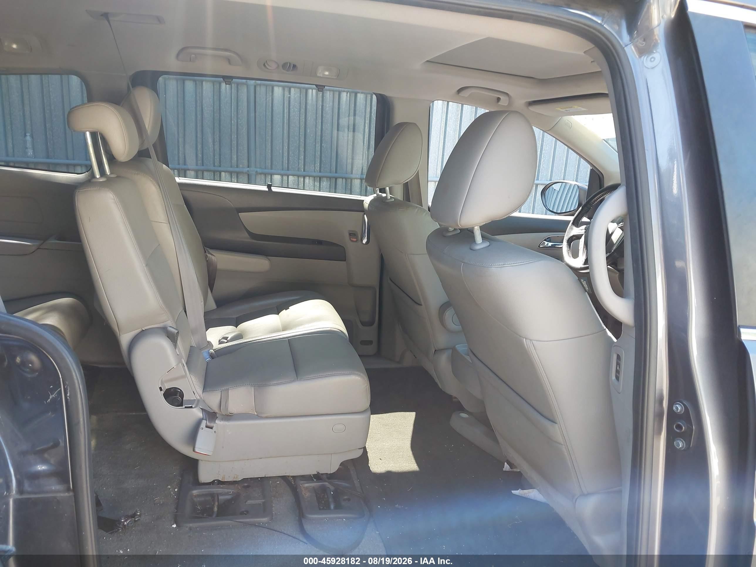 2015 Honda Odyssey Ex-l Gray vin: 5FNRL5H63FB034576