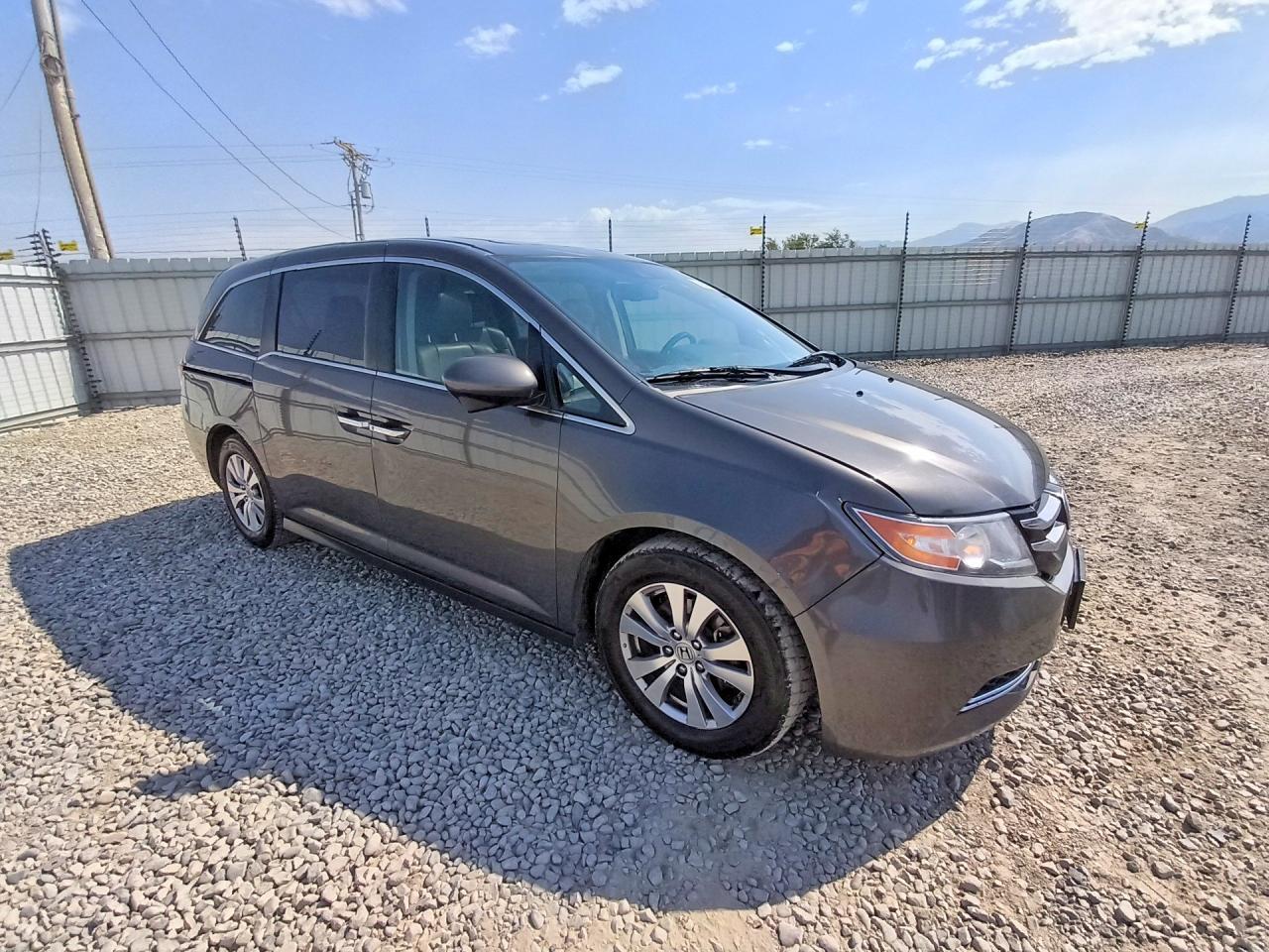 2015 Honda Odyssey Exl Charcoal vin: 5FNRL5H63FB036201