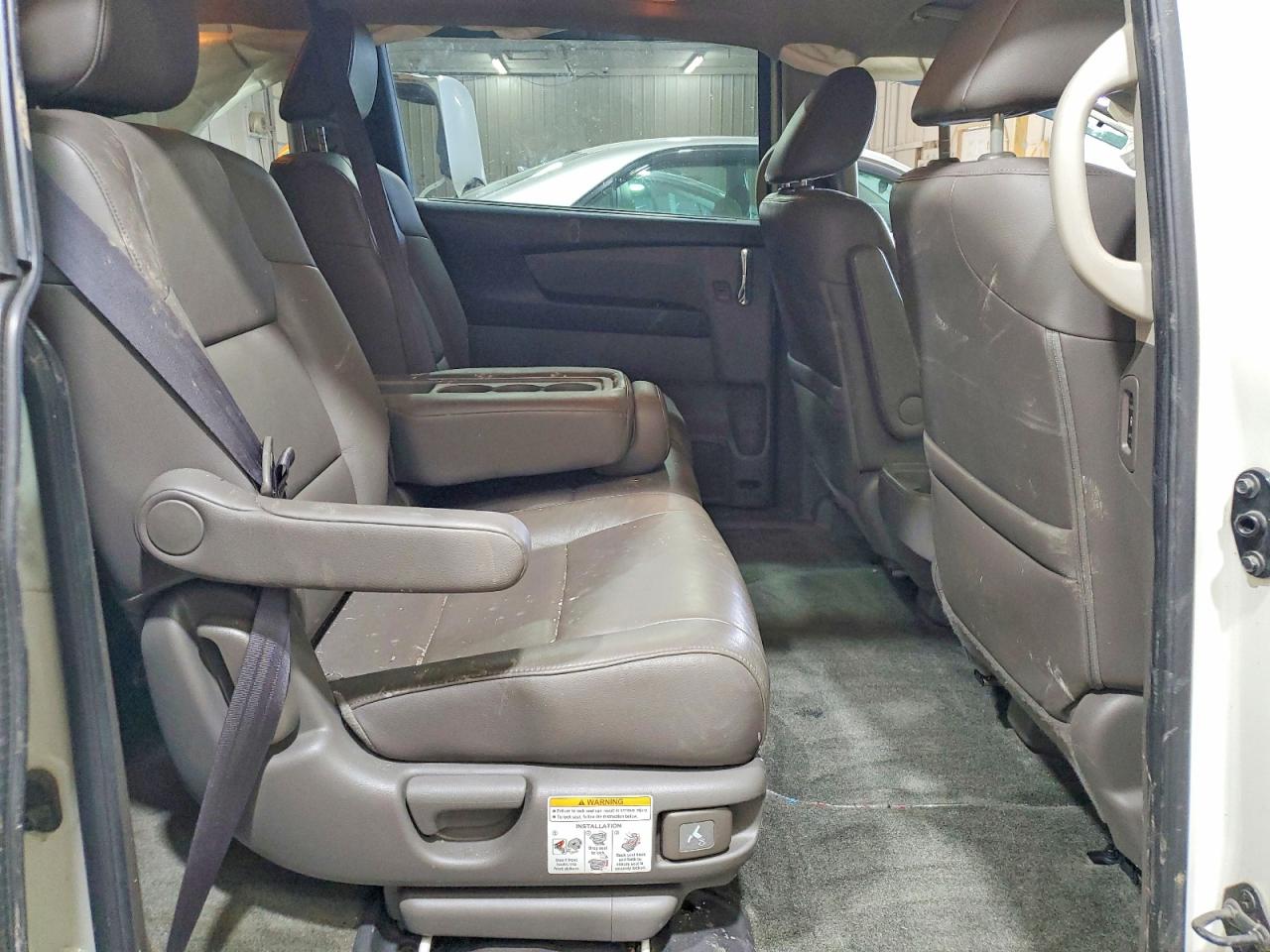 2015 Honda Odyssey Exl White vin: 5FNRL5H63FB040555