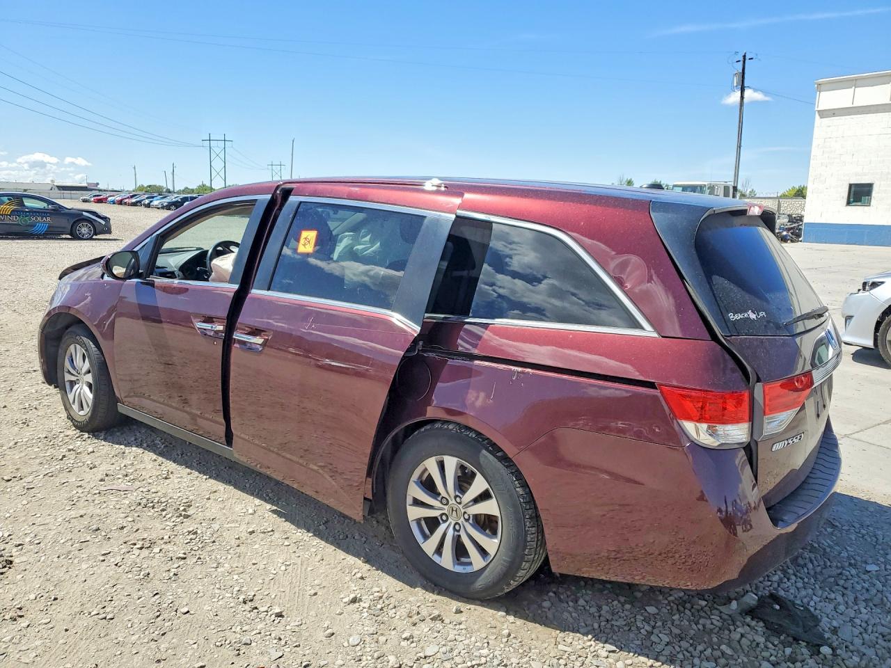 2015 Honda Odyssey Exl Maroon vin: 5FNRL5H63FB072423