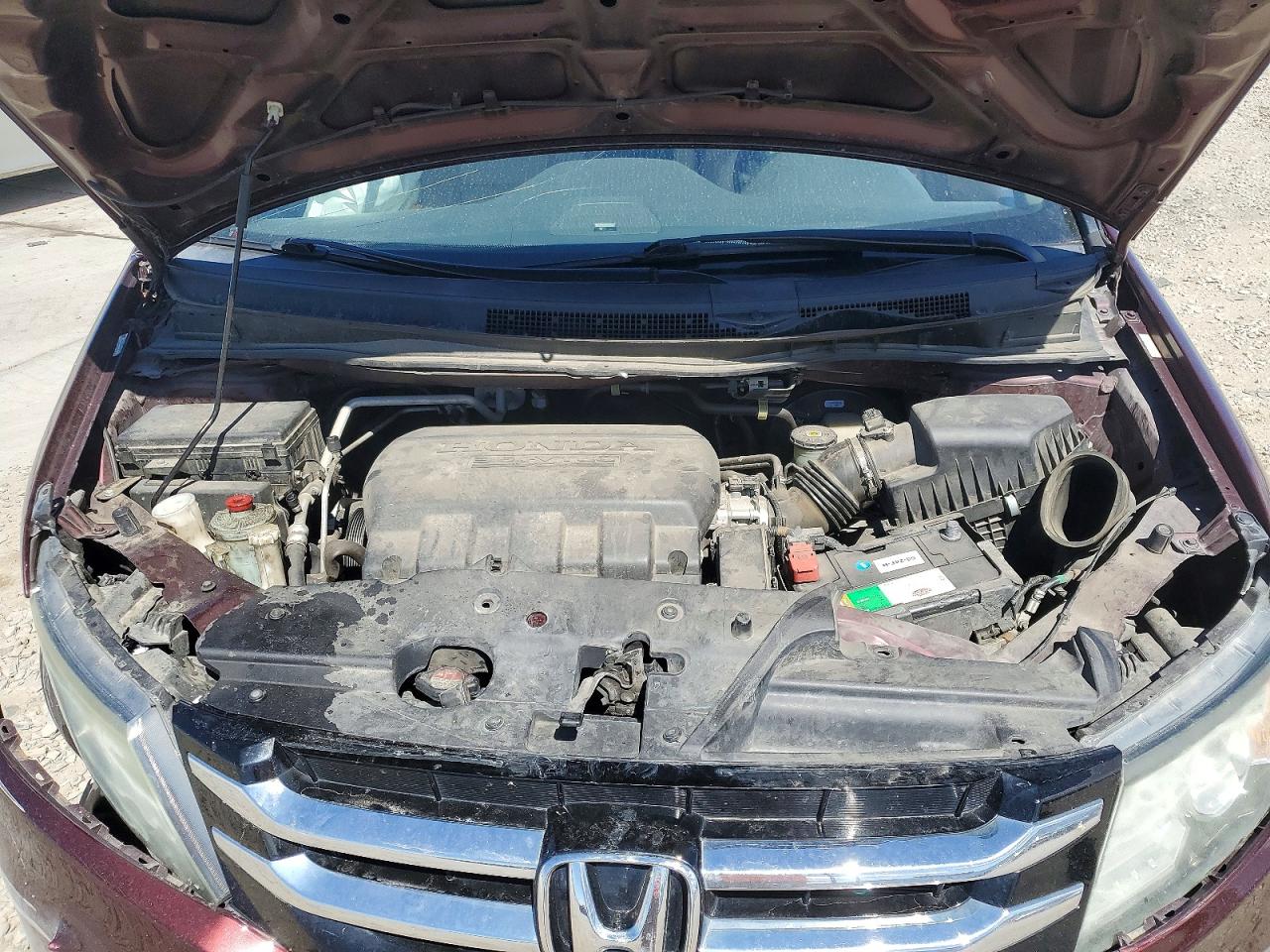 2015 Honda Odyssey Exl Maroon vin: 5FNRL5H63FB072423