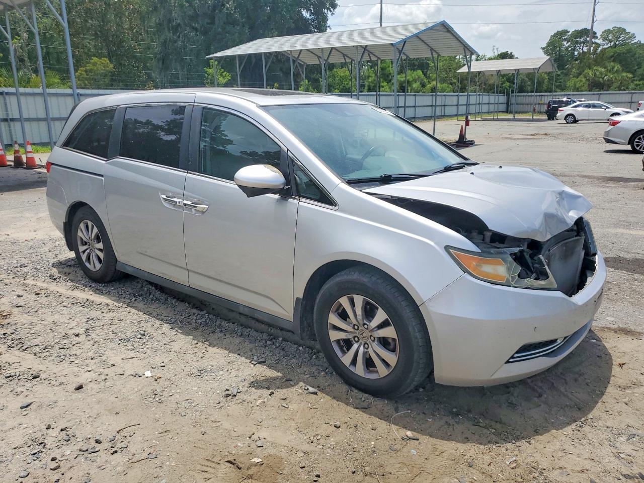 2015 Honda Odyssey Exl Серебряный vin: 5FNRL5H63FB079548