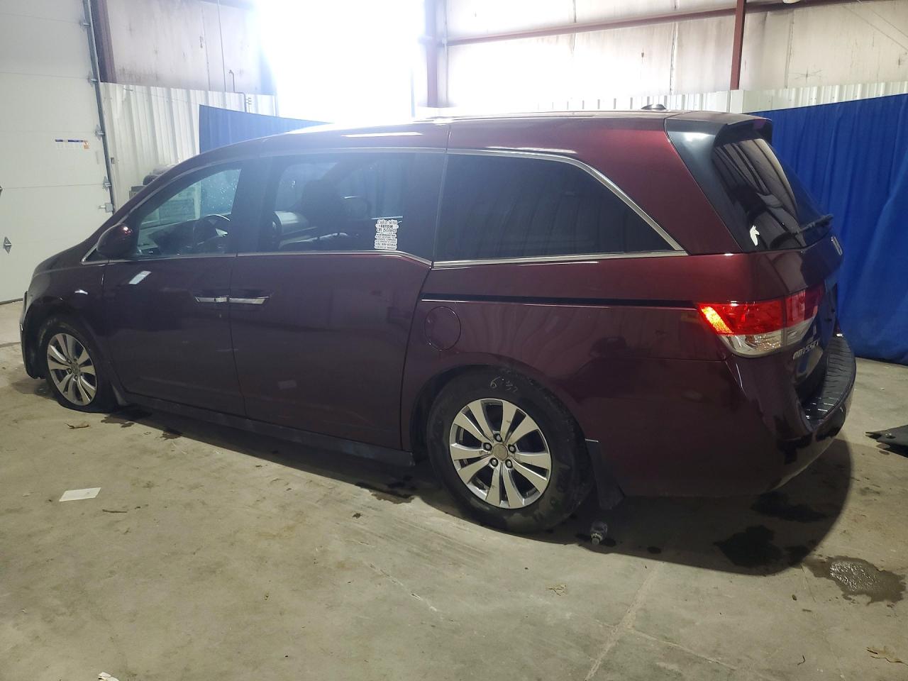 2015 Honda Odyssey Exl Maroon vin: 5FNRL5H63FB087598