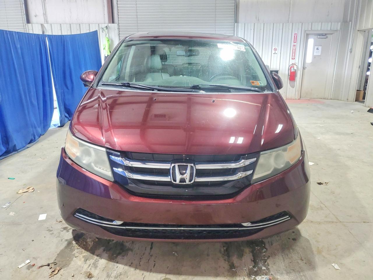 2015 Honda Odyssey Exl Maroon vin: 5FNRL5H63FB087598