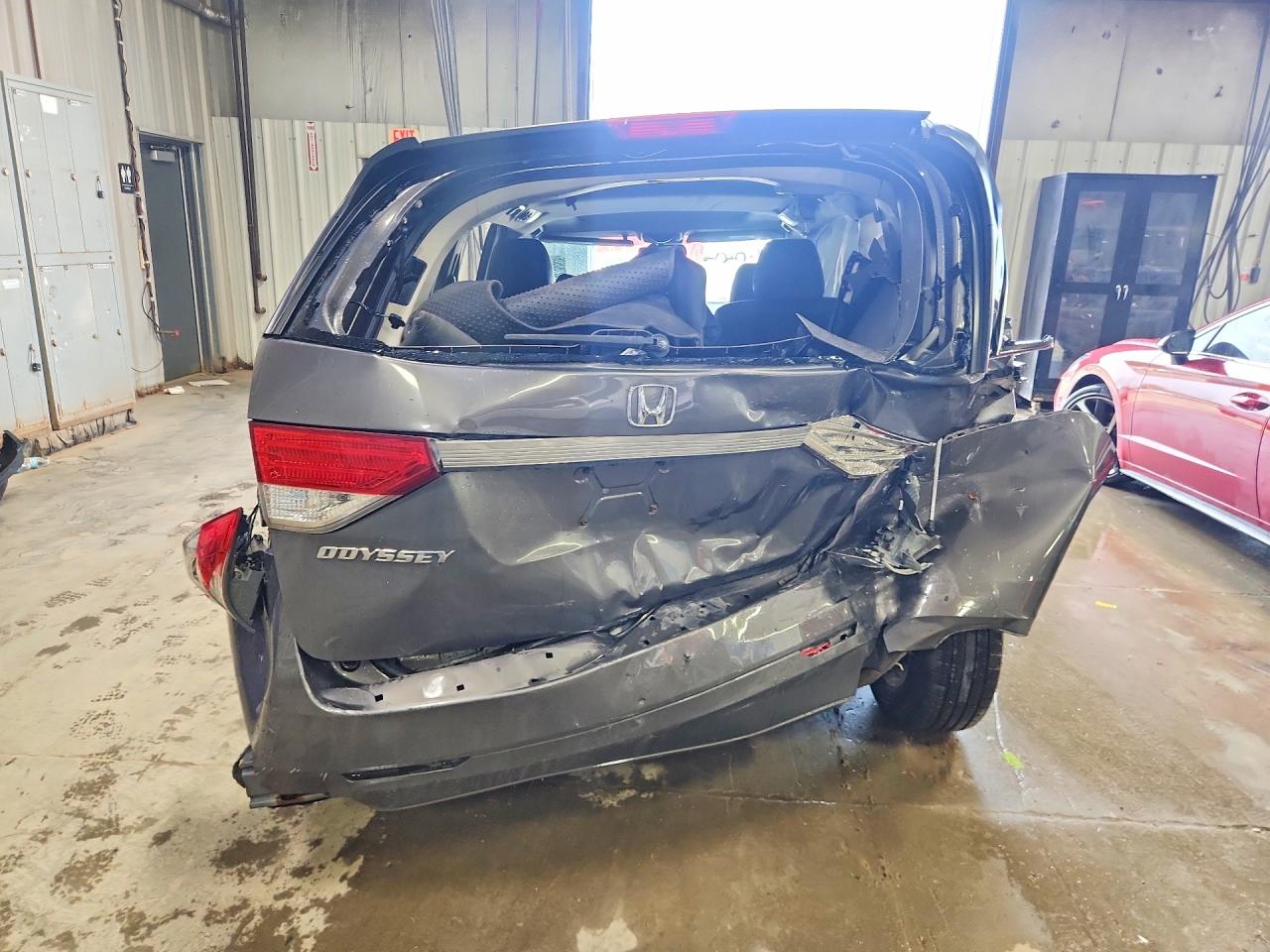 2015 Honda Odyssey Exl Серый vin: 5FNRL5H63FB091411