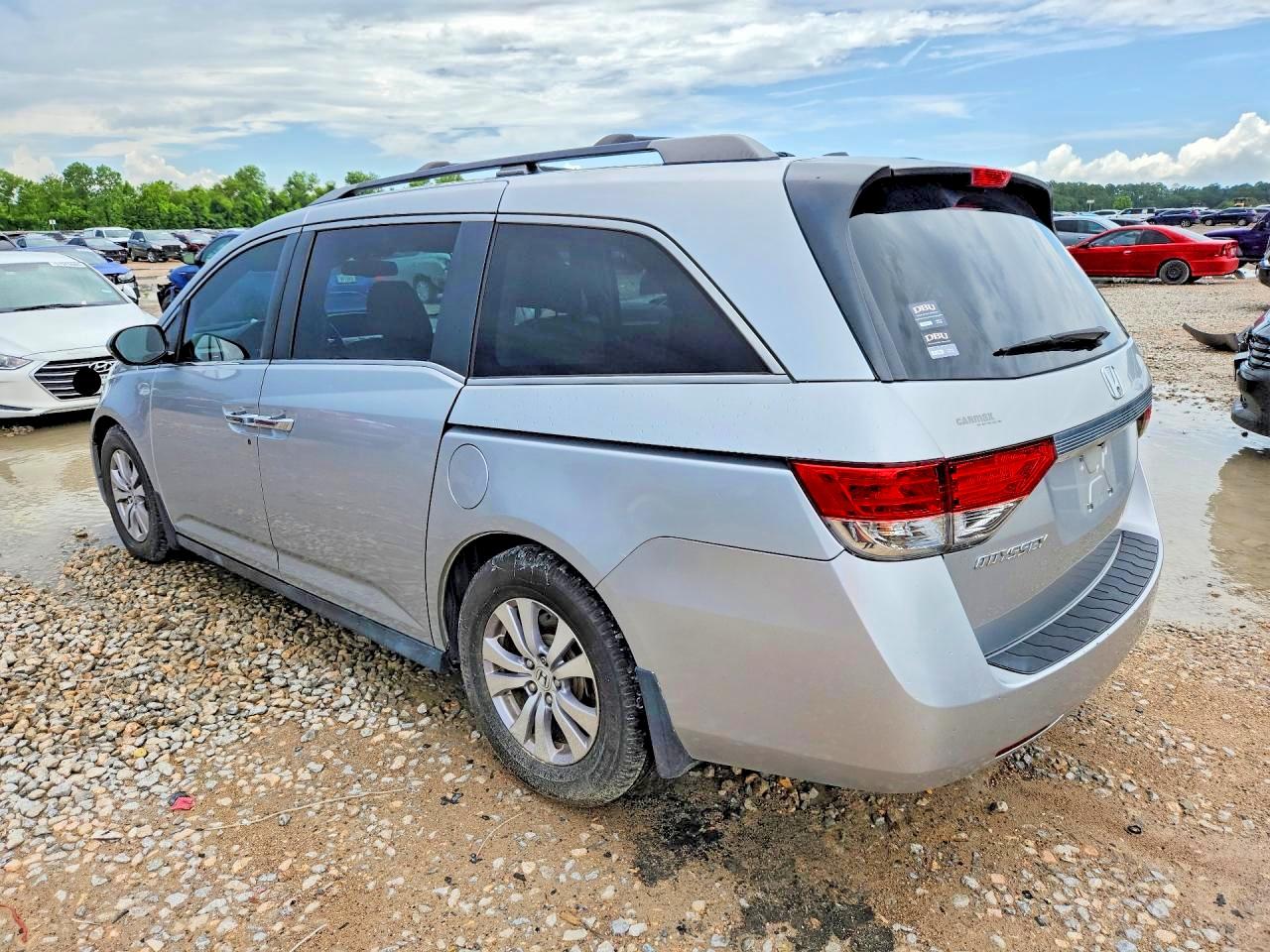 2015 Honda Odyssey Exl Silver vin: 5FNRL5H63FB097709