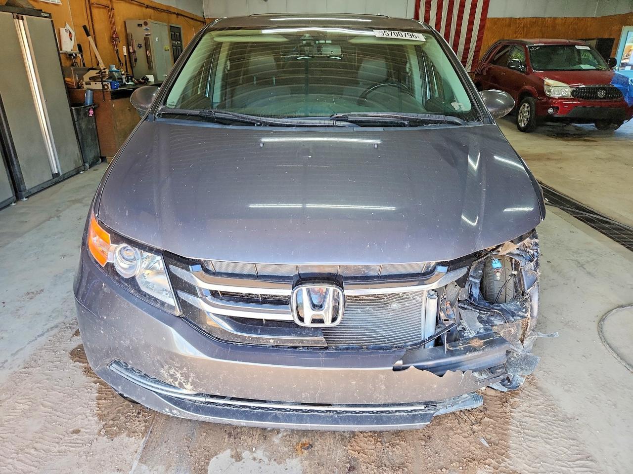 2015 Honda Odyssey Exl Серый vin: 5FNRL5H63FB103007