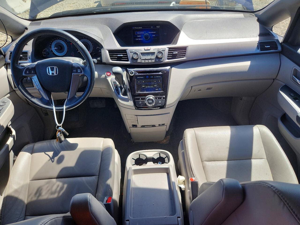 2015 Honda Odyssey Exl Синий vin: 5FNRL5H63FB112385