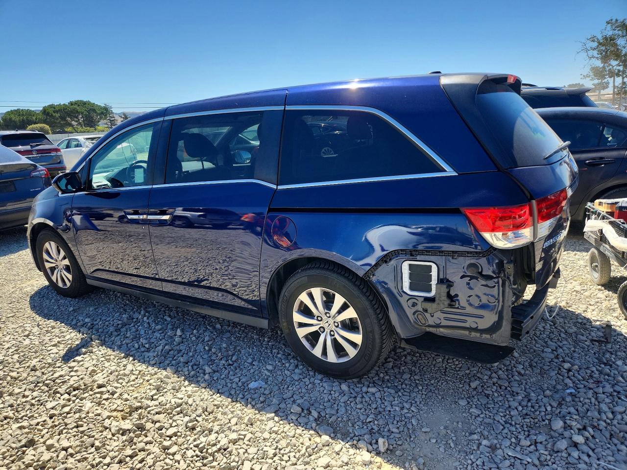 2015 Honda Odyssey Exl Синий vin: 5FNRL5H63FB112385