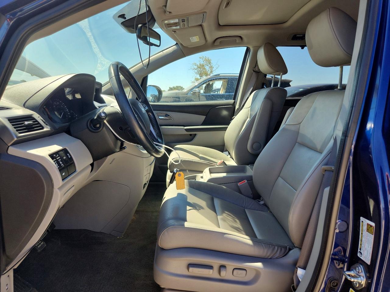 2015 Honda Odyssey Exl Синий vin: 5FNRL5H63FB112385