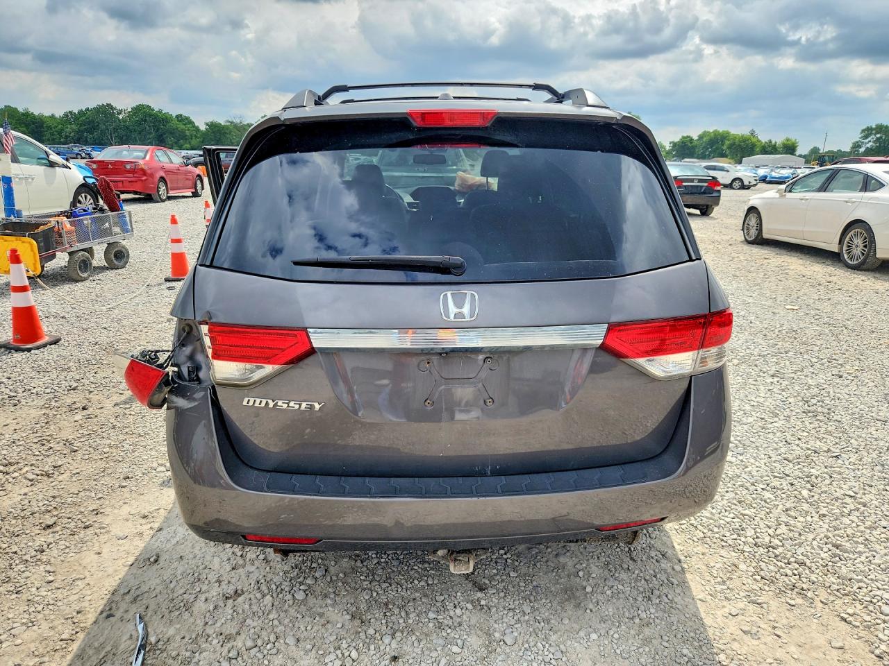 2015 Honda Odyssey Exl Gray vin: 5FNRL5H63FB131793