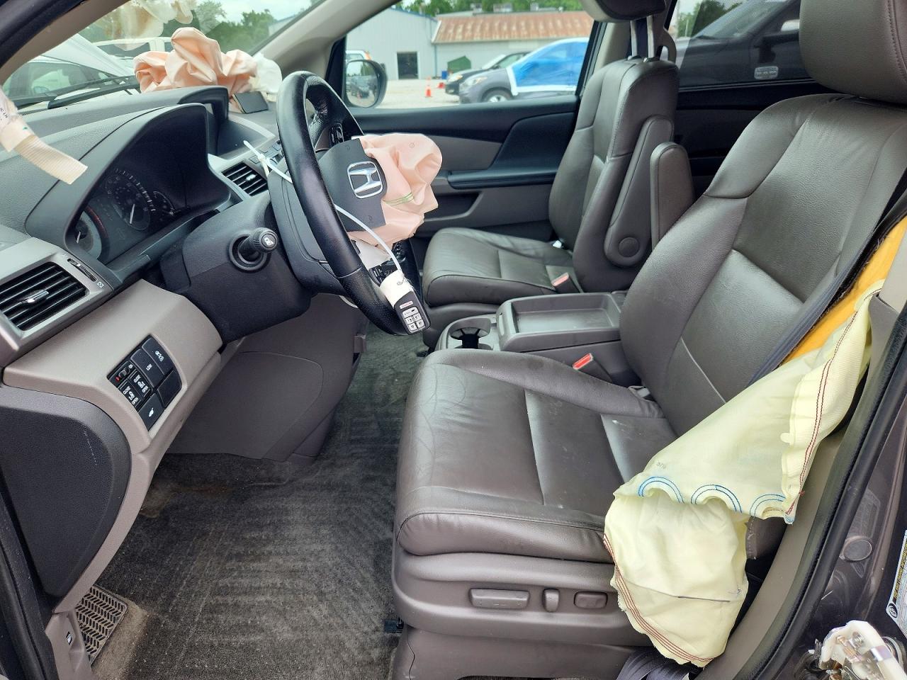 2015 Honda Odyssey Exl Gray vin: 5FNRL5H63FB131793