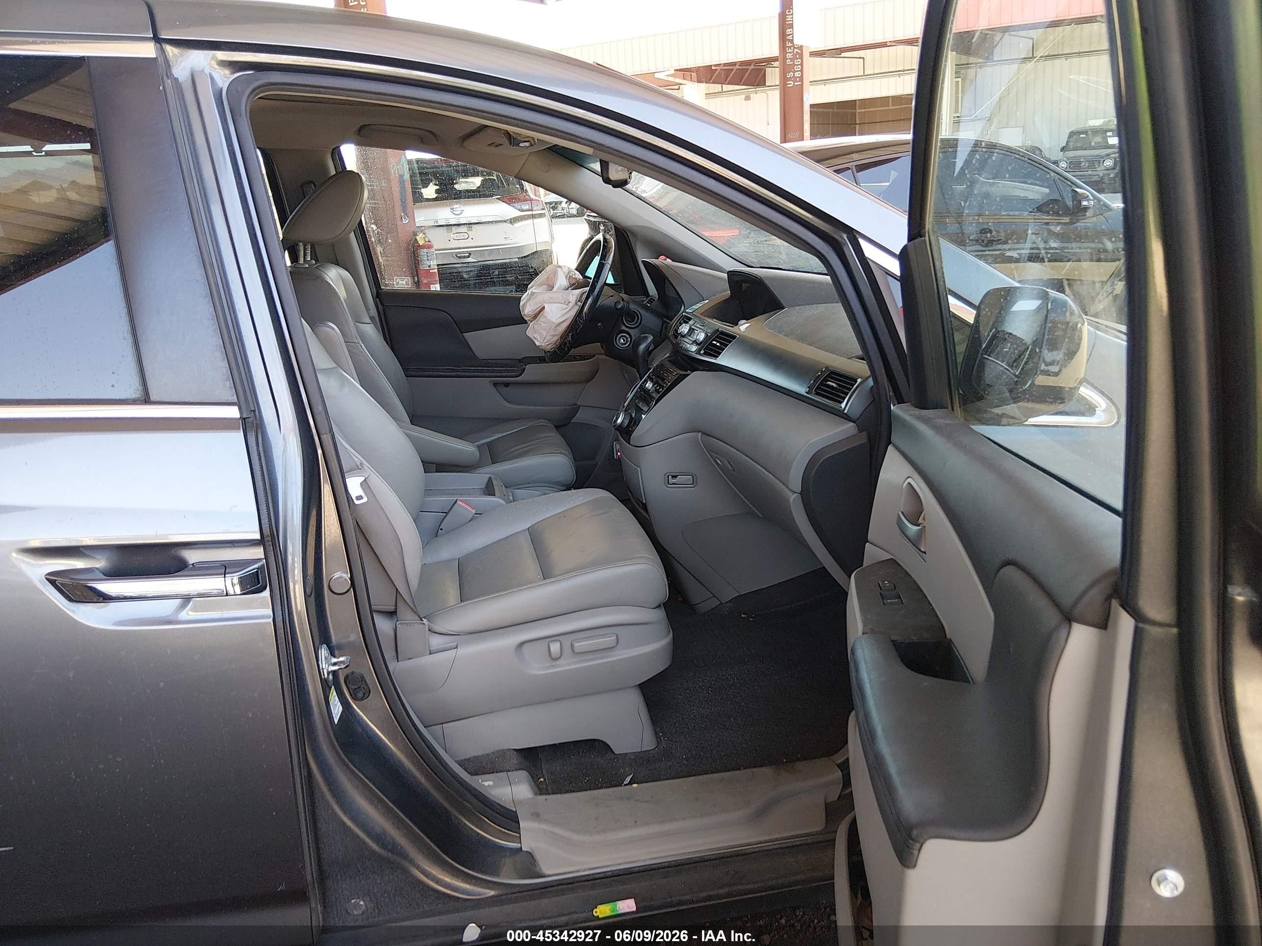 2011 Honda Odyssey Ex-l Gray vin: 5FNRL5H64BB002018