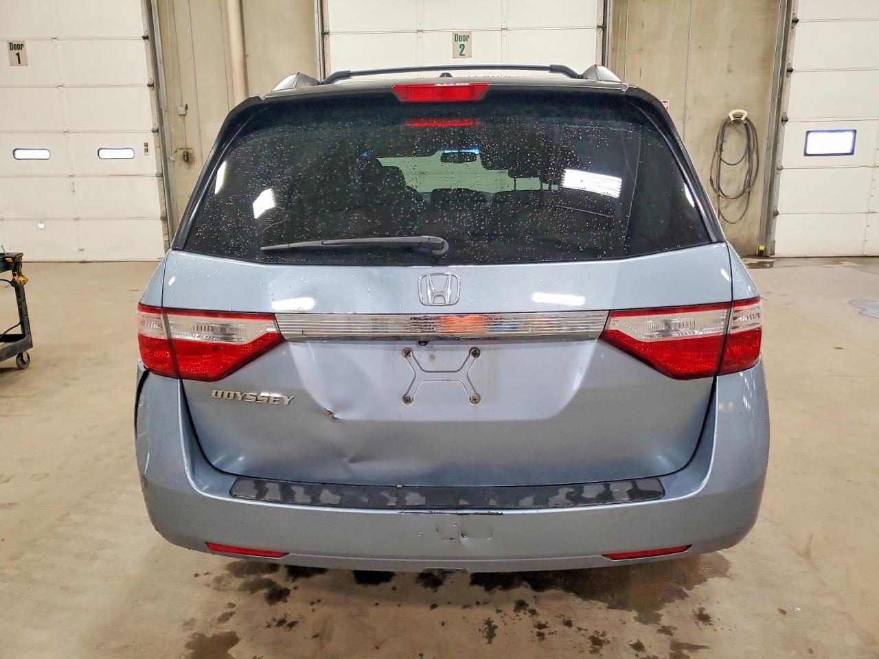 2011 Honda Odyssey Exl Blue vin: 5FNRL5H64BB010328