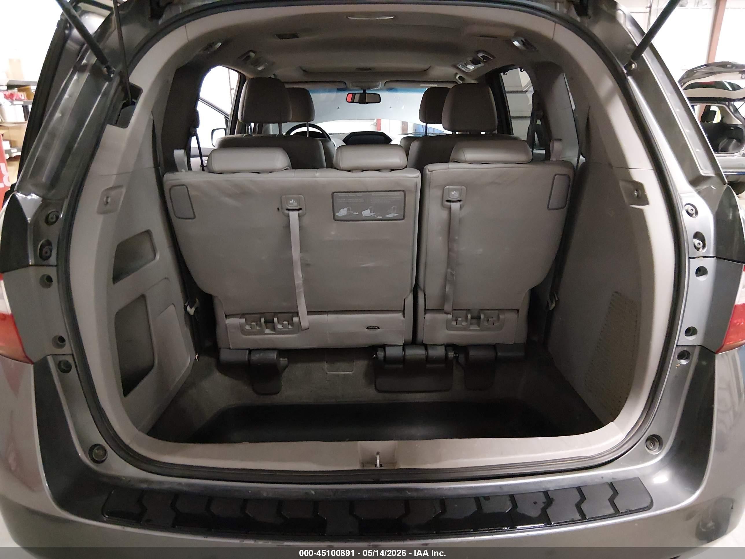 2011 Honda Odyssey Ex-l Gray vin: 5FNRL5H64BB010930