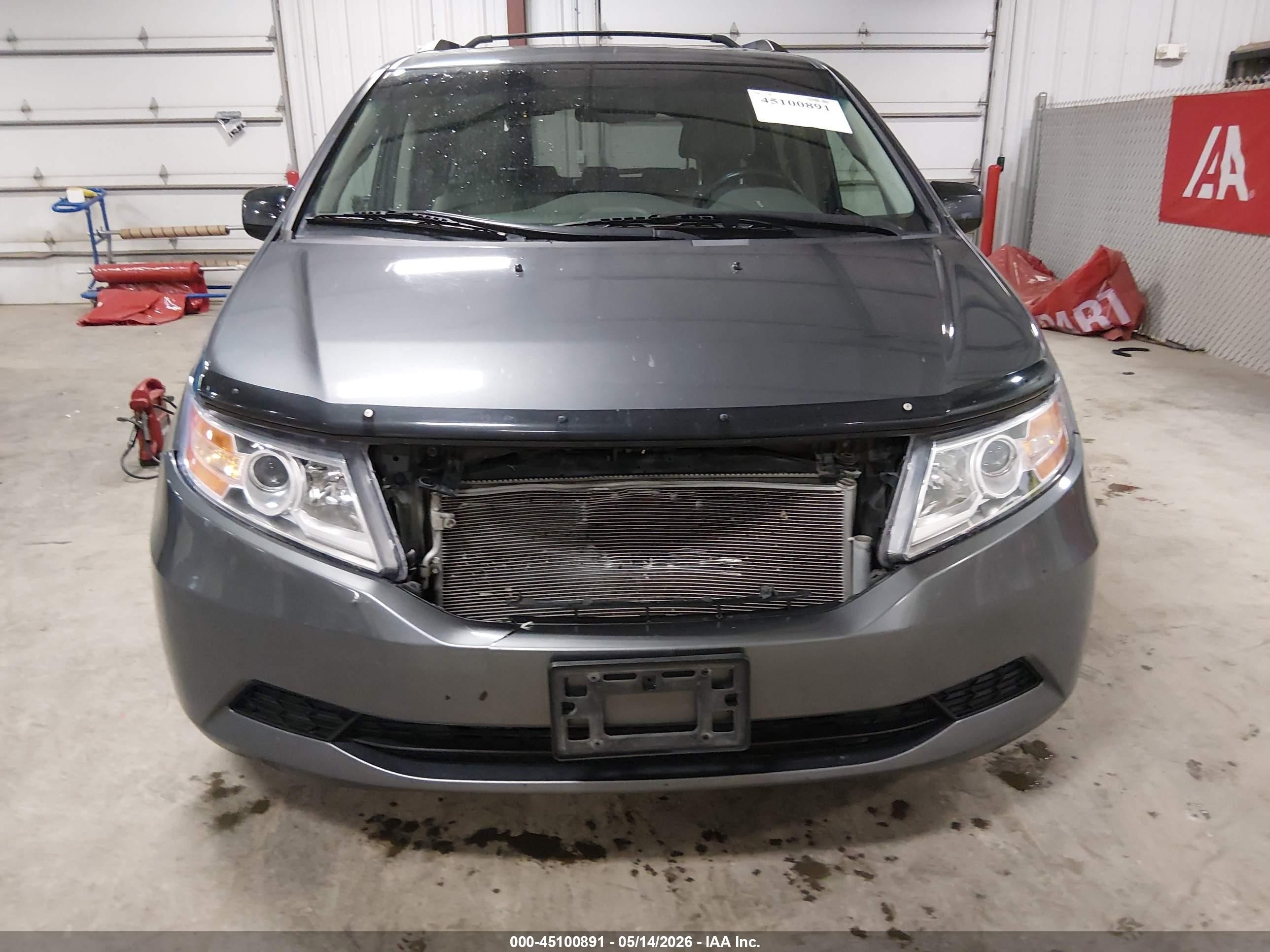 2011 Honda Odyssey Ex-l Gray vin: 5FNRL5H64BB010930