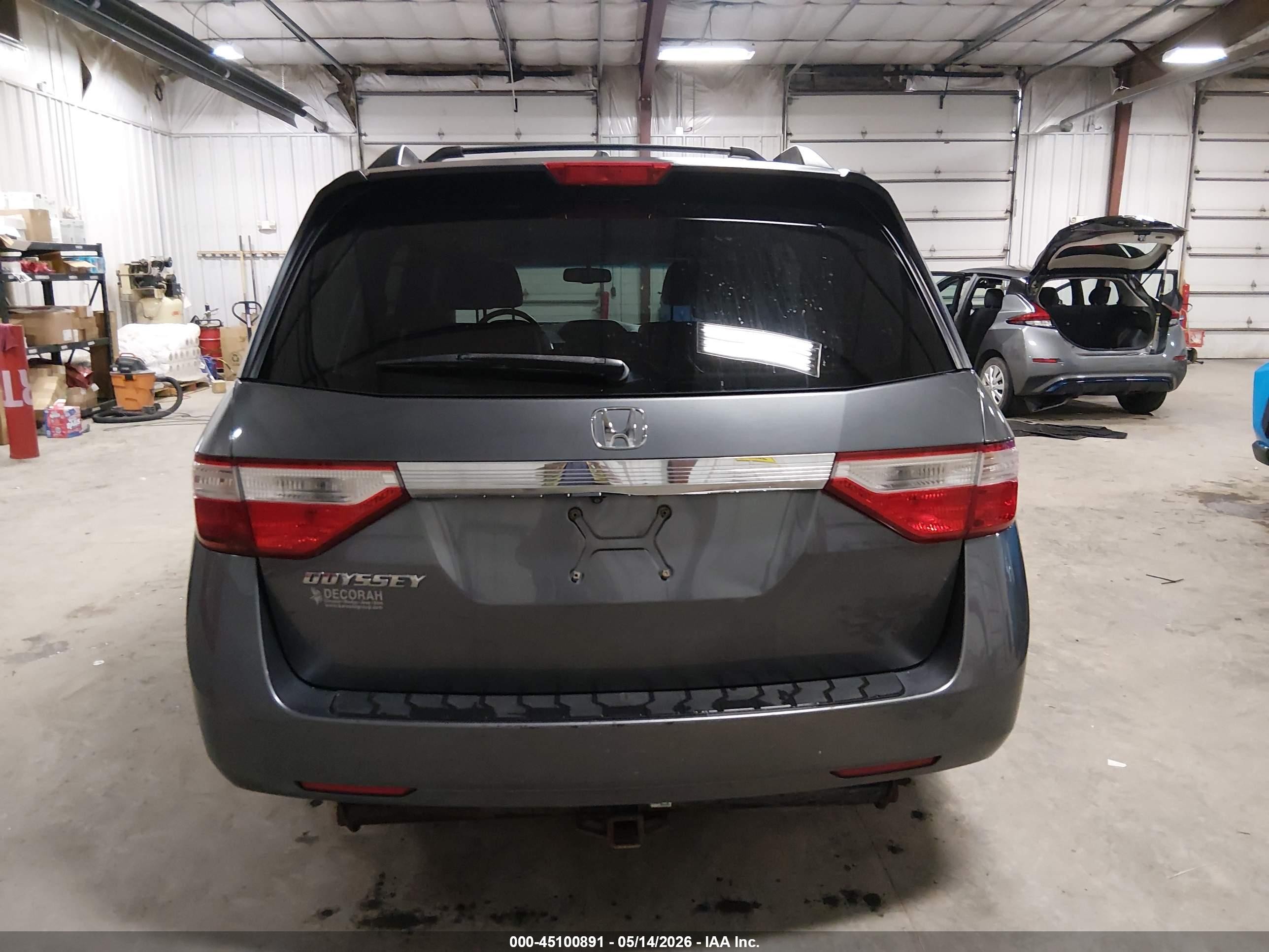 2011 Honda Odyssey Ex-l Gray vin: 5FNRL5H64BB010930