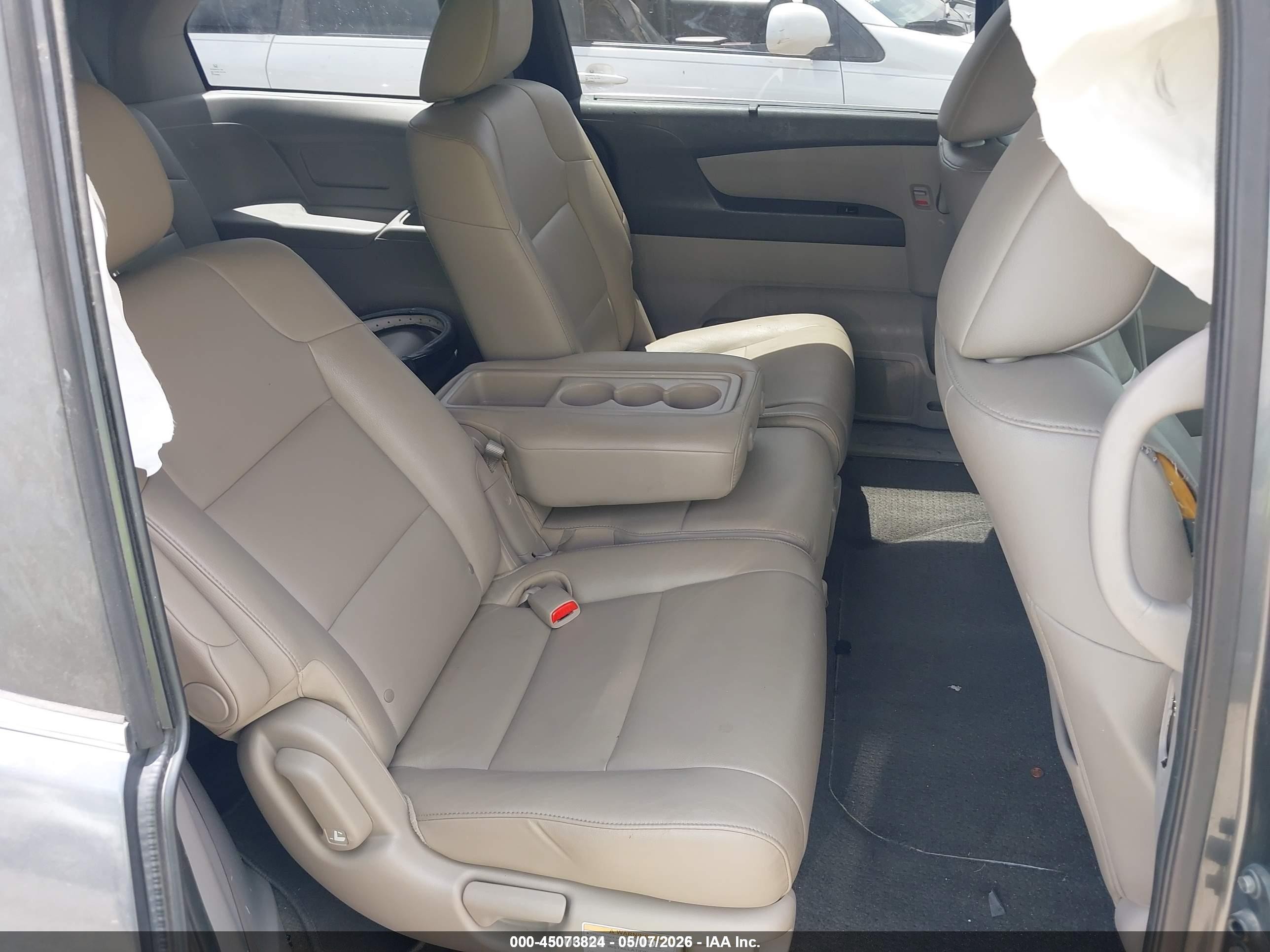 2011 Honda Odyssey Ex-l Gray vin: 5FNRL5H64BB024066