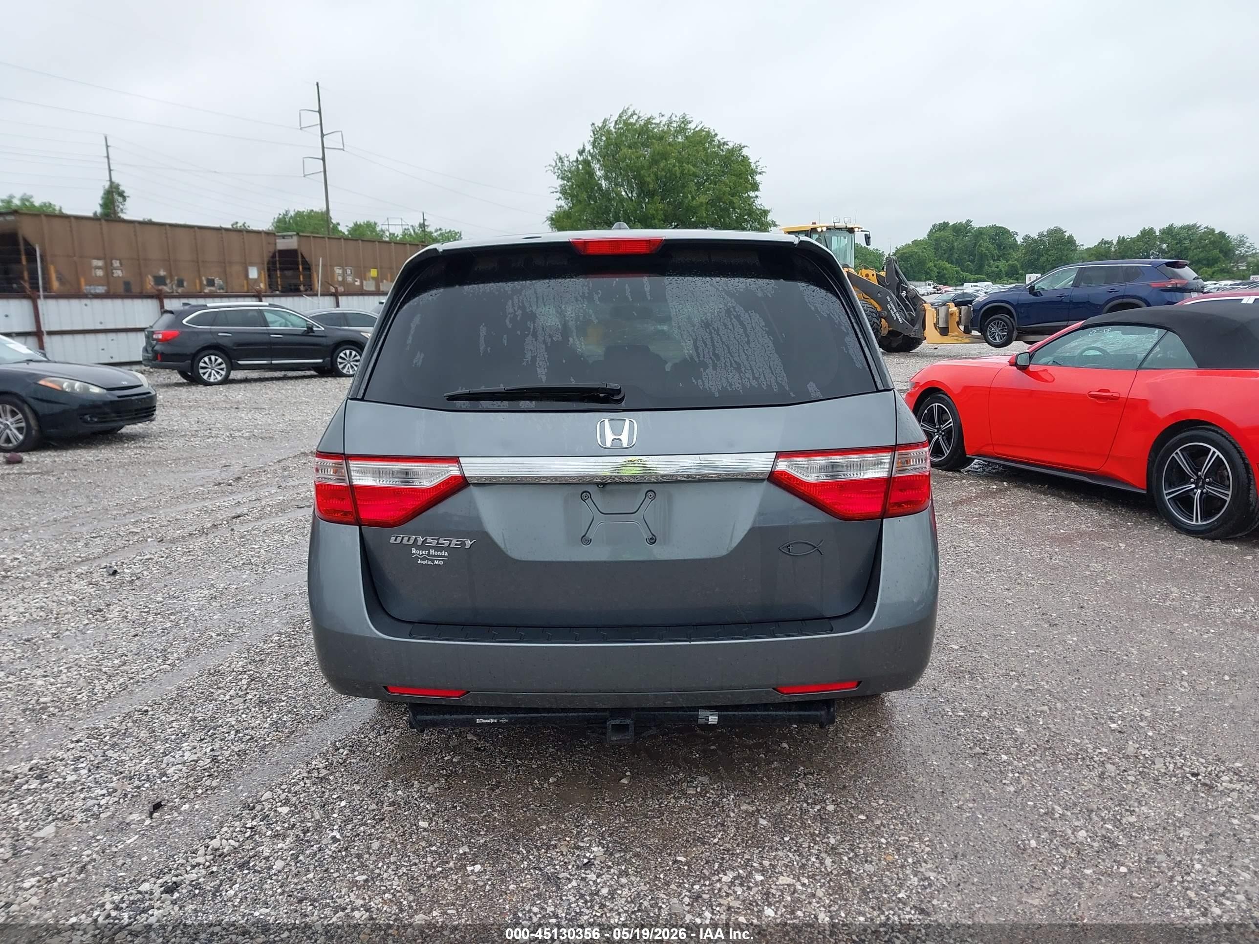 2011 Honda Odyssey Ex-l Серый vin: 5FNRL5H64BB029865