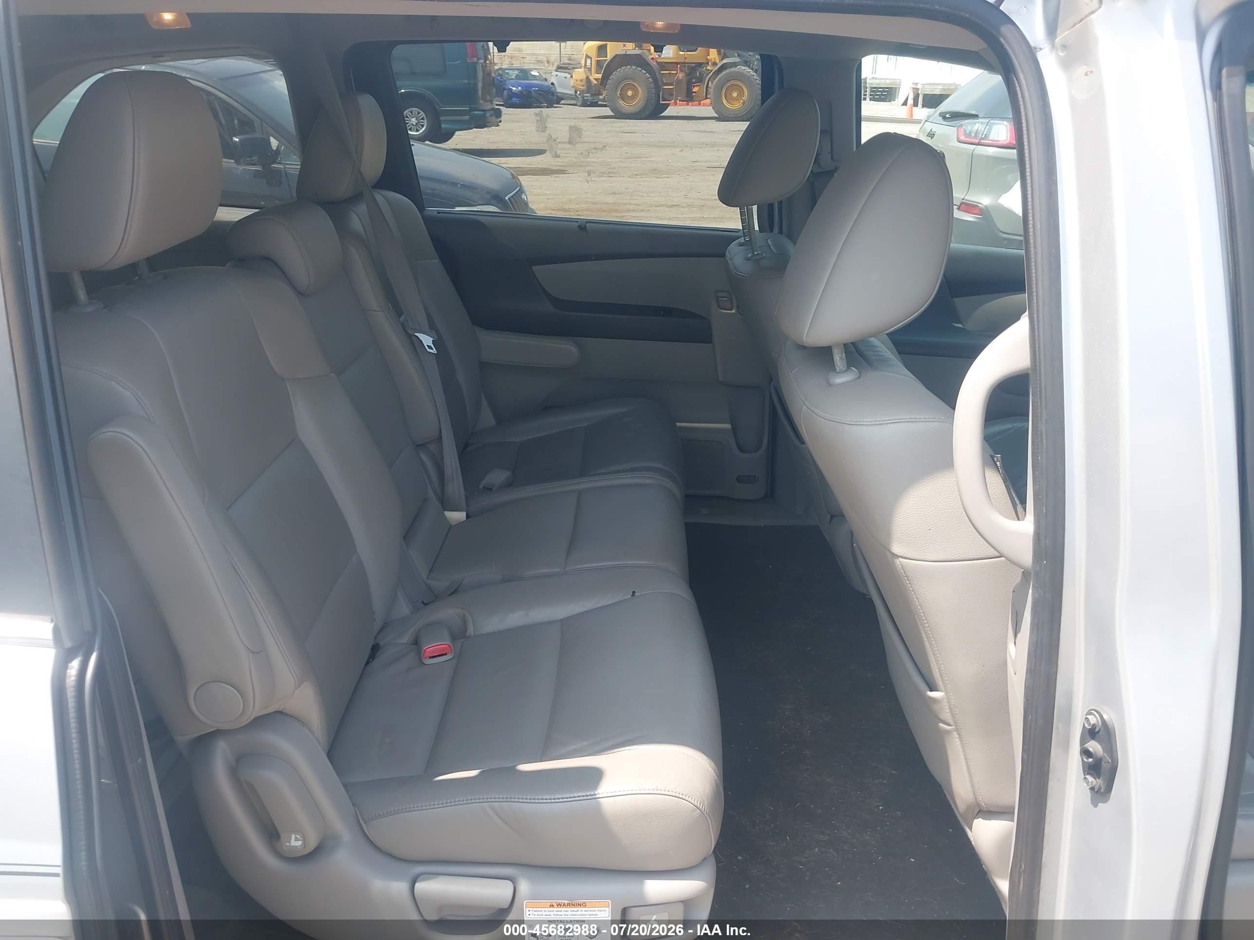 2011 Honda Odyssey Ex-l Silver vin: 5FNRL5H64BB044964