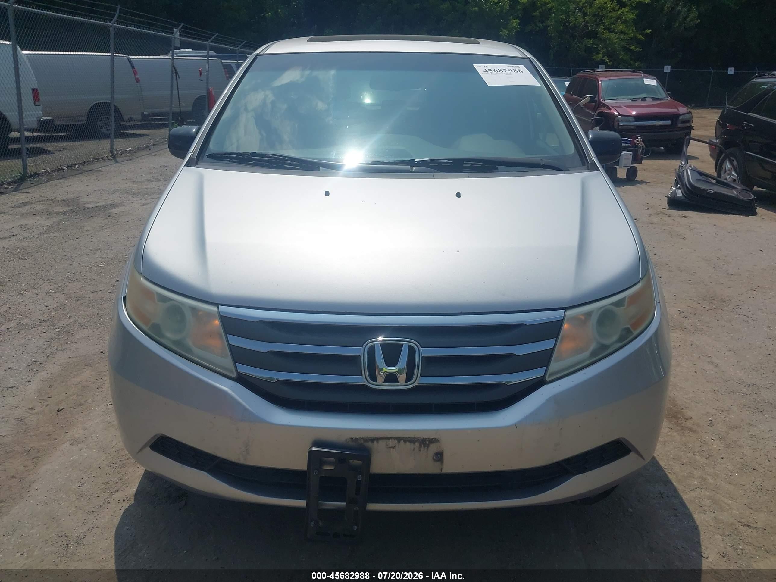 2011 Honda Odyssey Ex-l Silver vin: 5FNRL5H64BB044964