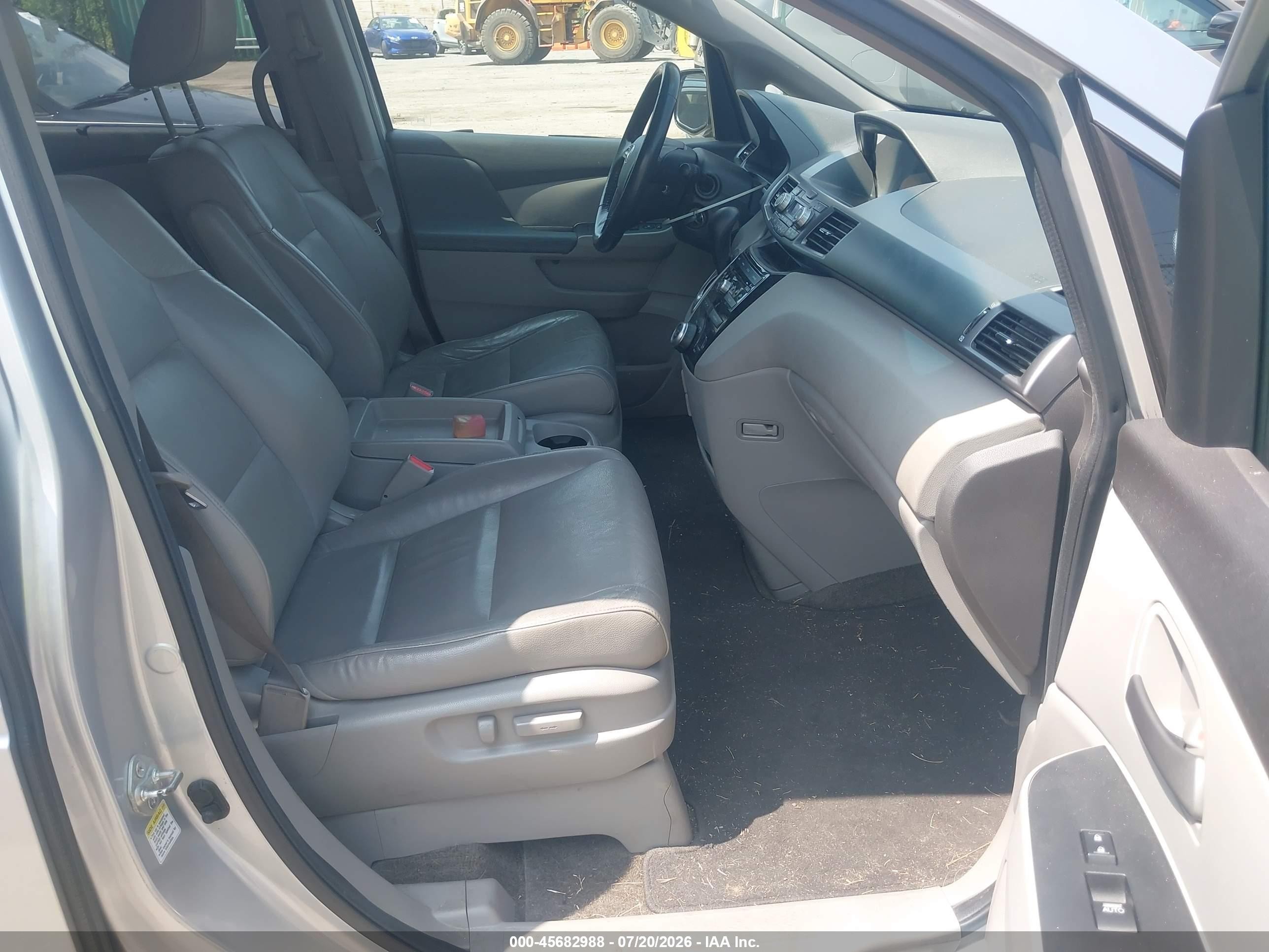 2011 Honda Odyssey Ex-l Silver vin: 5FNRL5H64BB044964