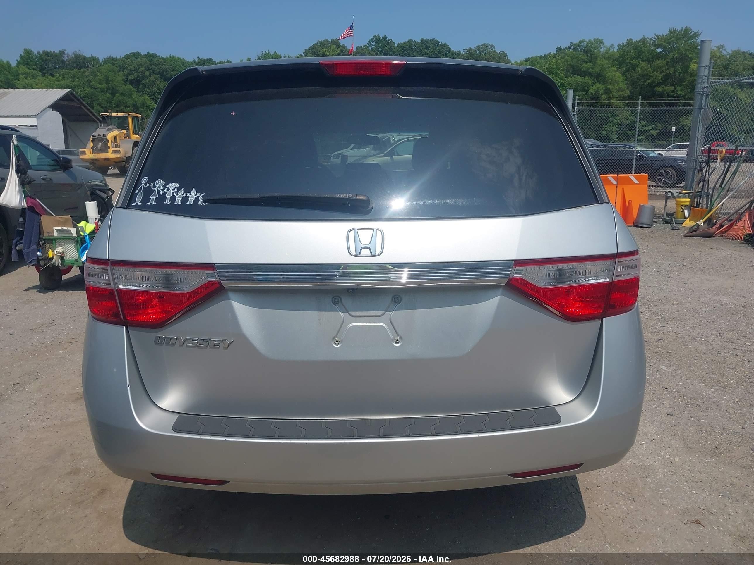 2011 Honda Odyssey Ex-l Silver vin: 5FNRL5H64BB044964