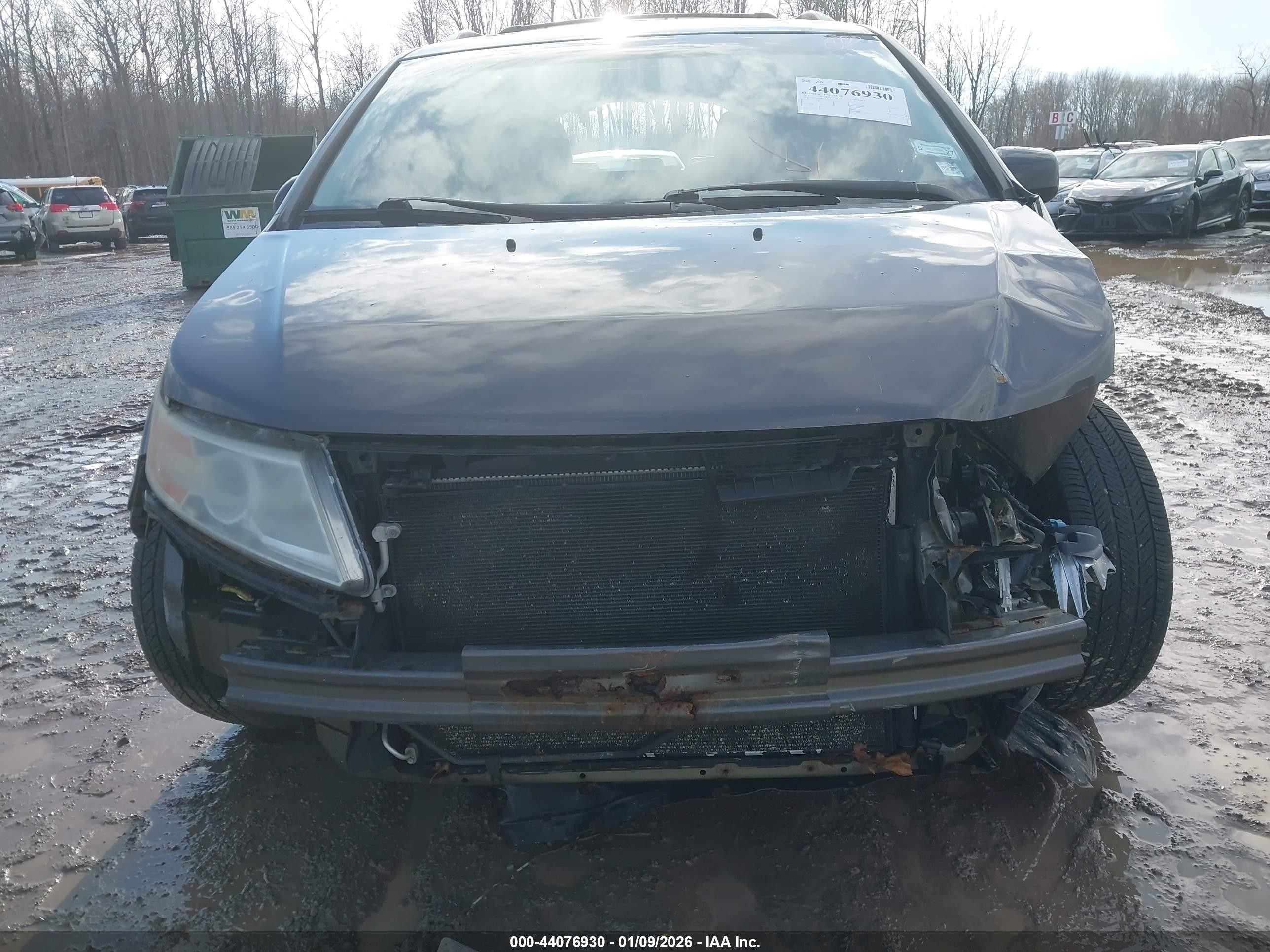 2011 Honda Odyssey Ex-l Серый vin: 5FNRL5H64BB063773