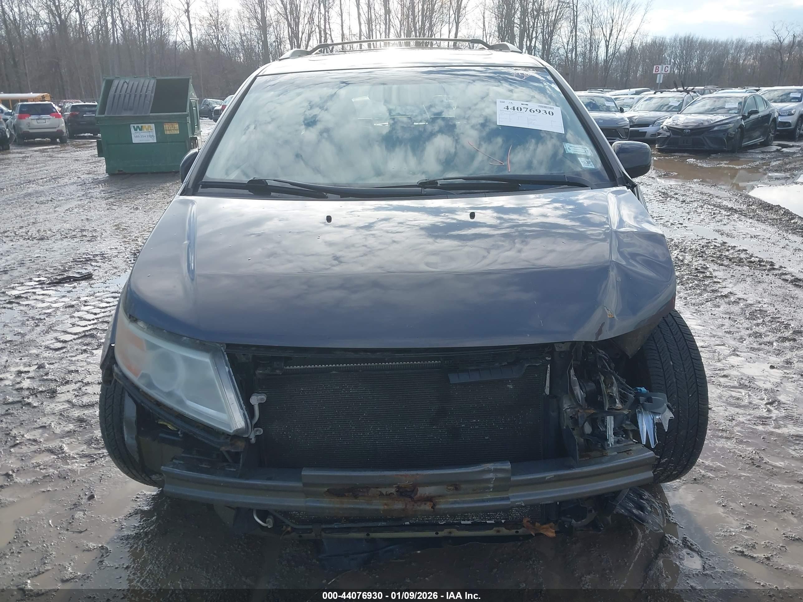 2011 Honda Odyssey Ex-l Серый vin: 5FNRL5H64BB063773