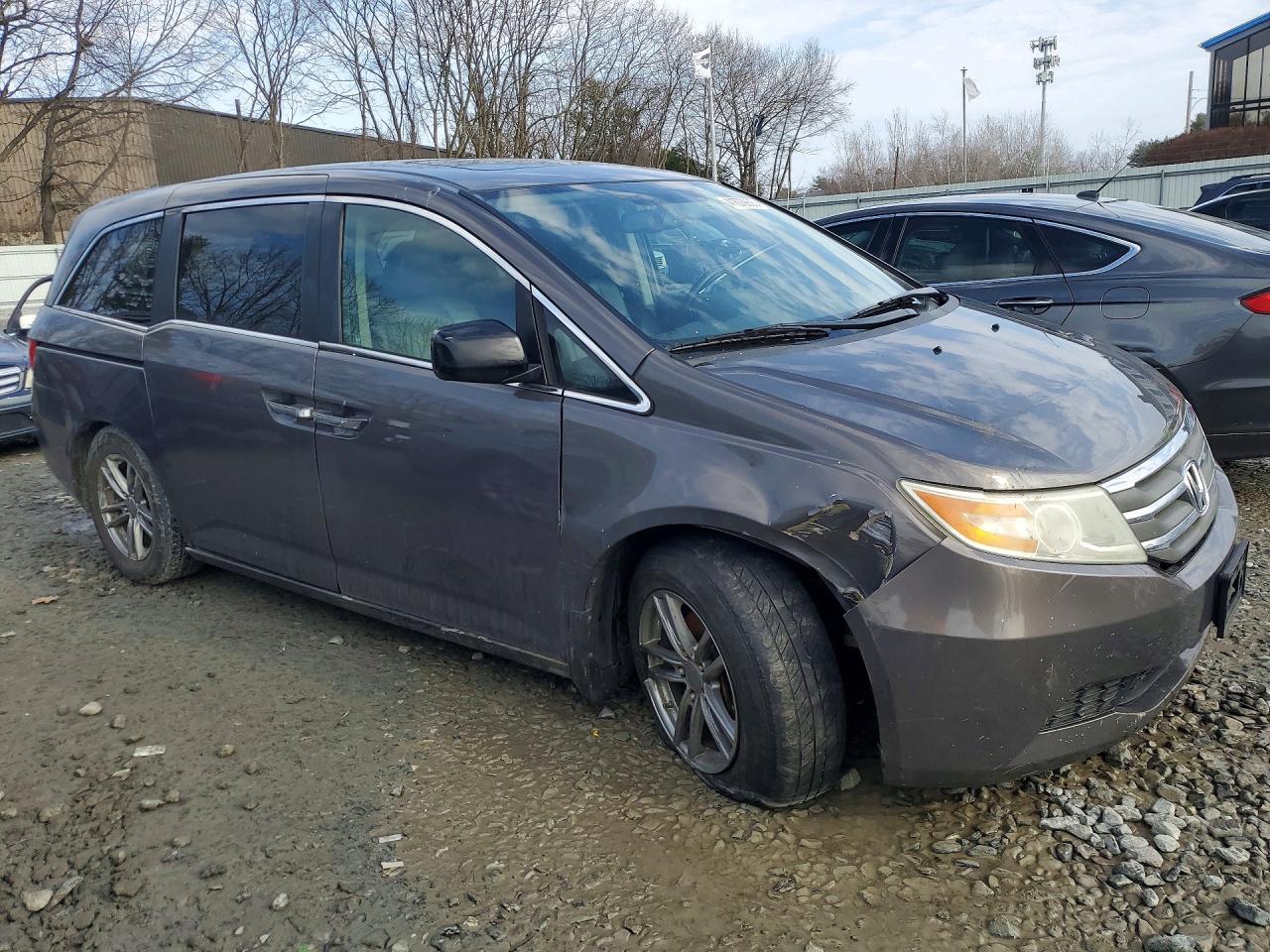 2011 Honda Odyssey Exl Черный vin: 5FNRL5H64BB063854