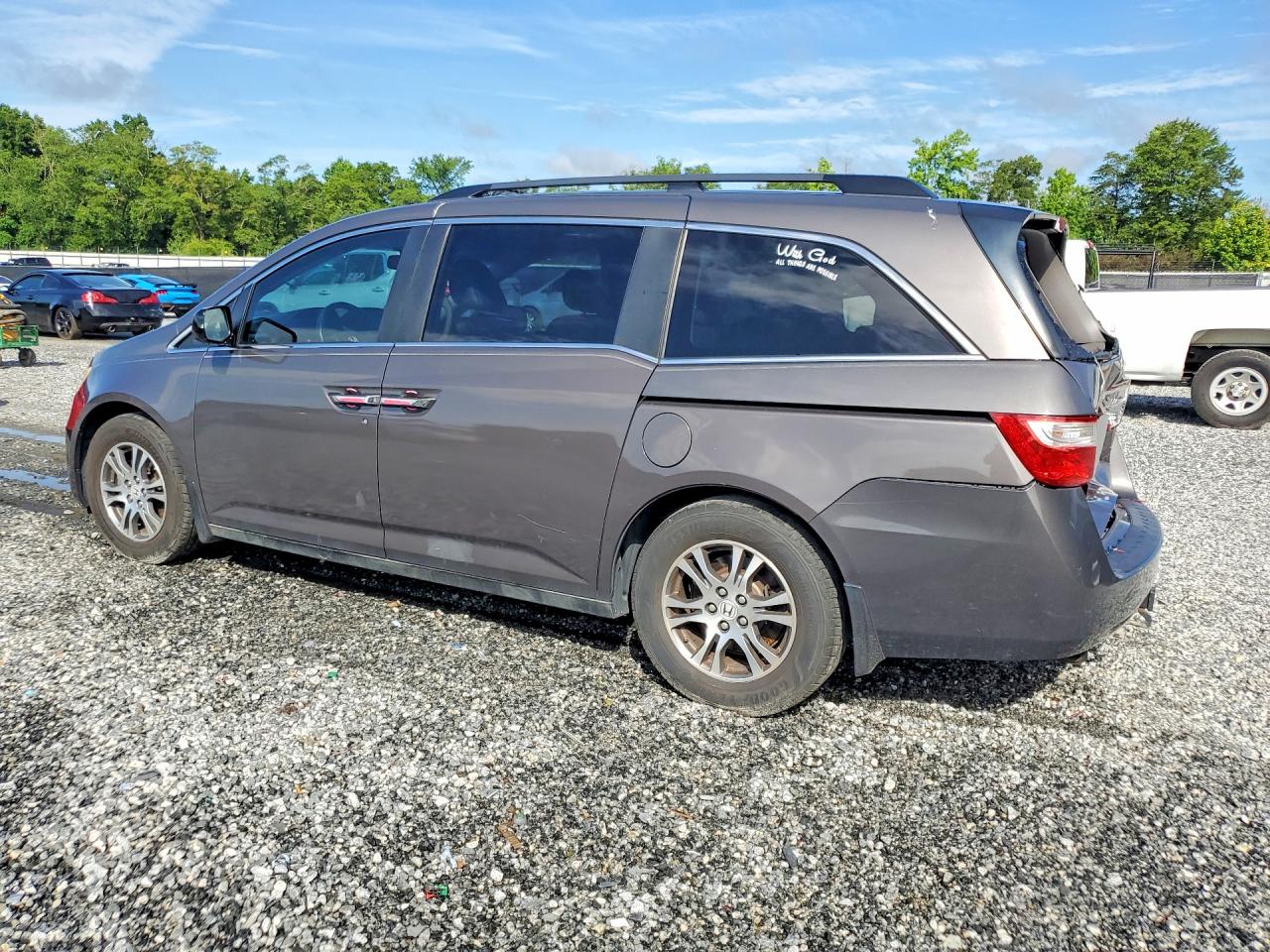 2011 Honda Odyssey Exl Серый vin: 5FNRL5H64BB063983