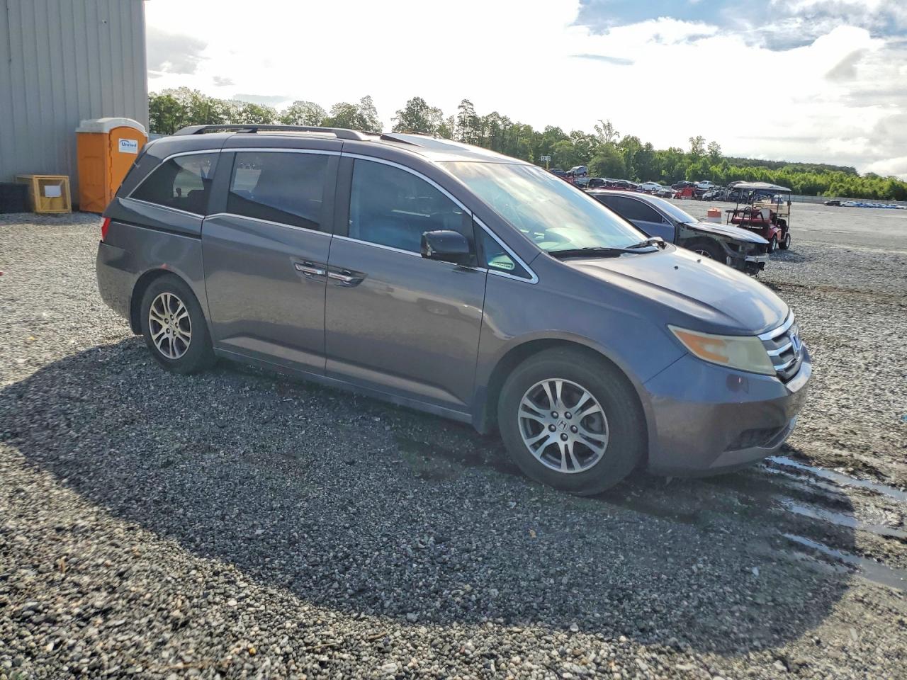 2011 Honda Odyssey Exl Серый vin: 5FNRL5H64BB063983