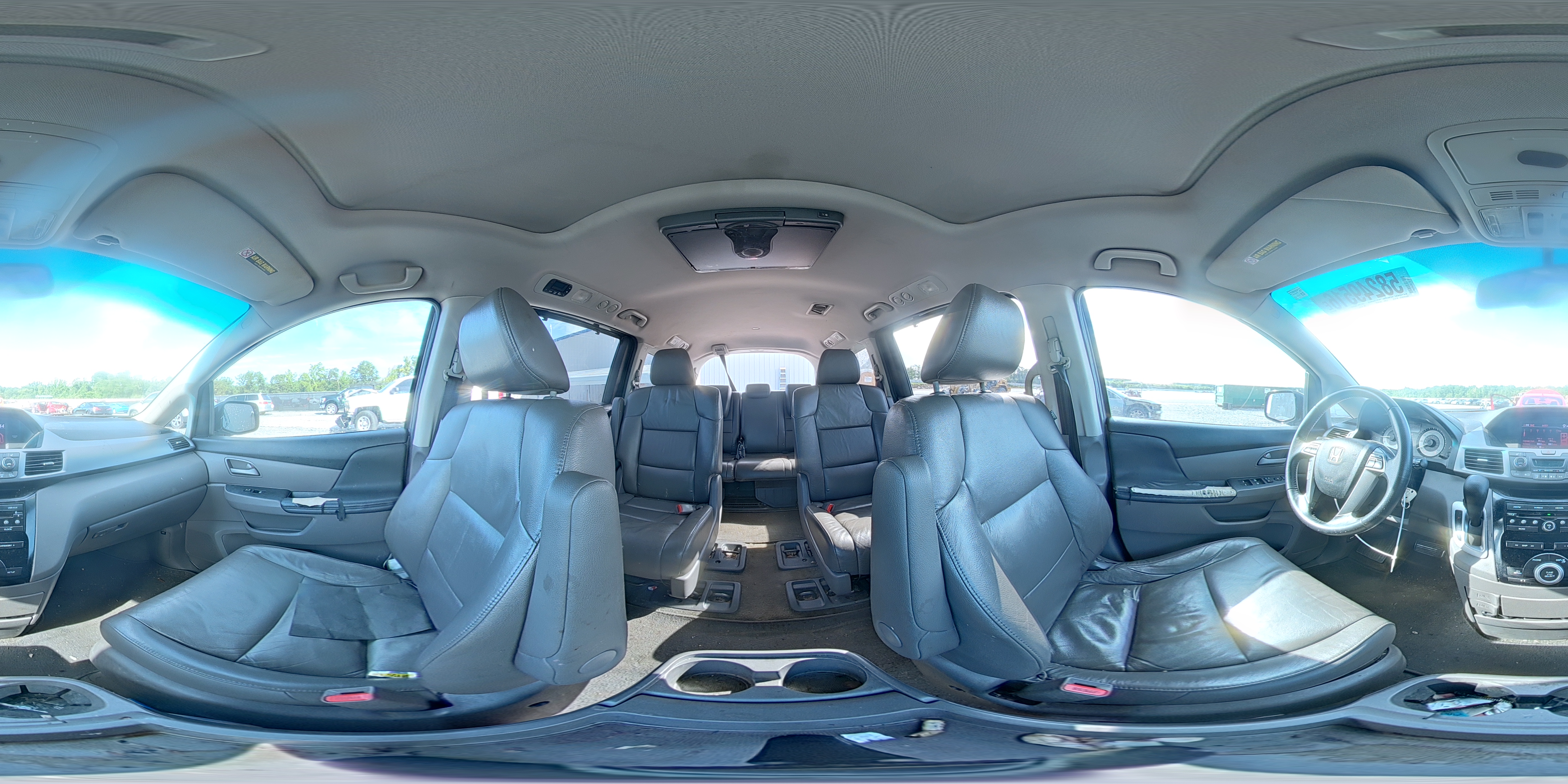 2011 Honda Odyssey Exl Серый vin: 5FNRL5H64BB063983