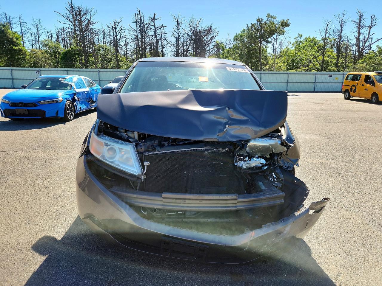 2011 Honda Odyssey Exl Brown vin: 5FNRL5H64BB067239