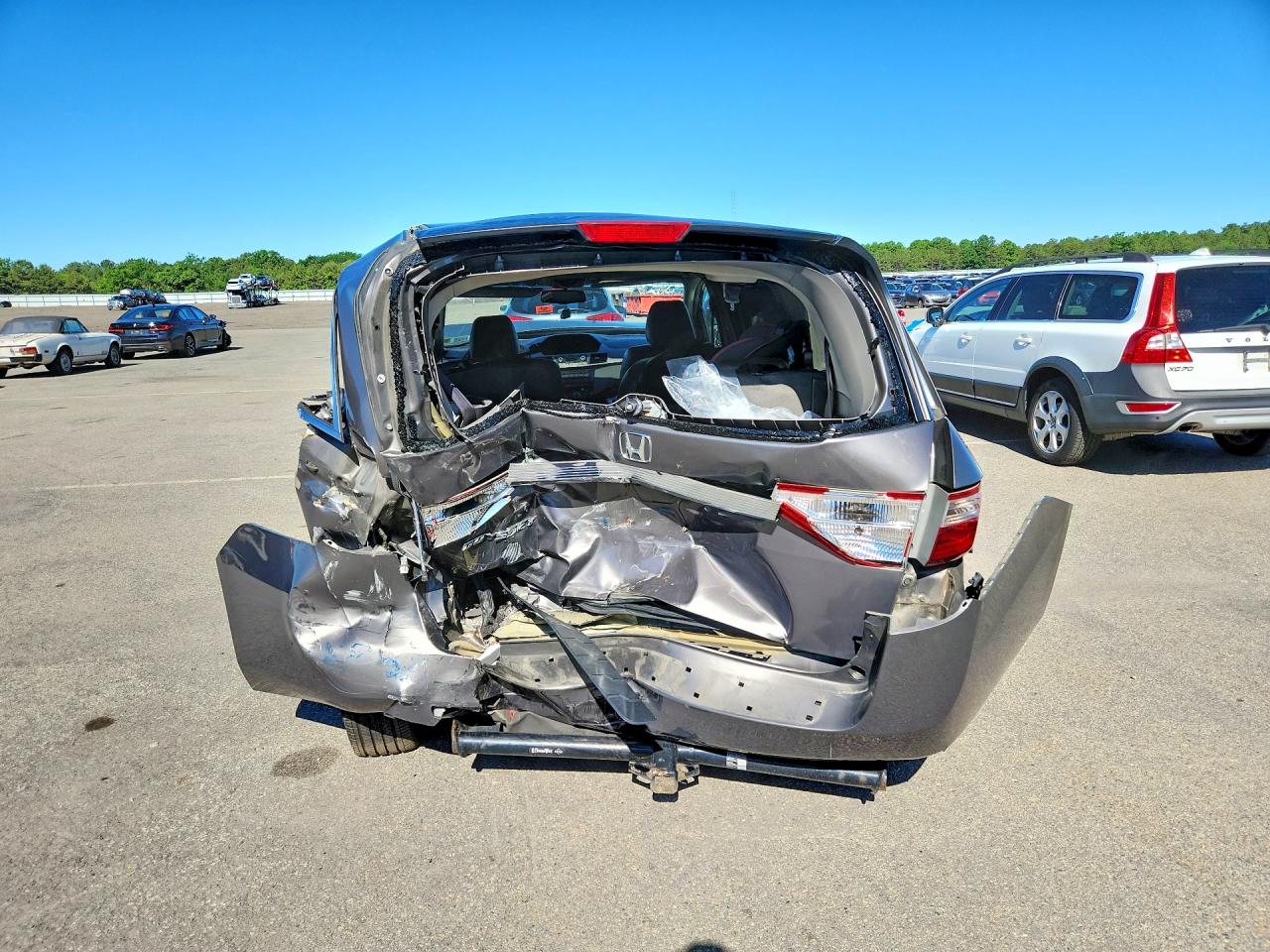 2011 Honda Odyssey Exl Brown vin: 5FNRL5H64BB067239