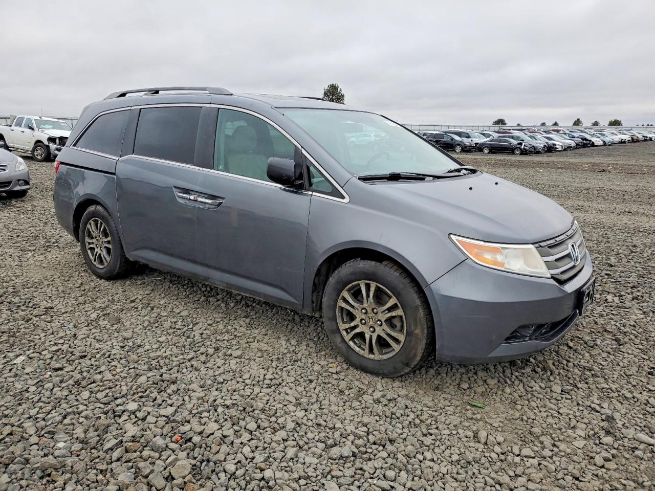 2011 Honda Odyssey Exl Gray vin: 5FNRL5H64BB068746