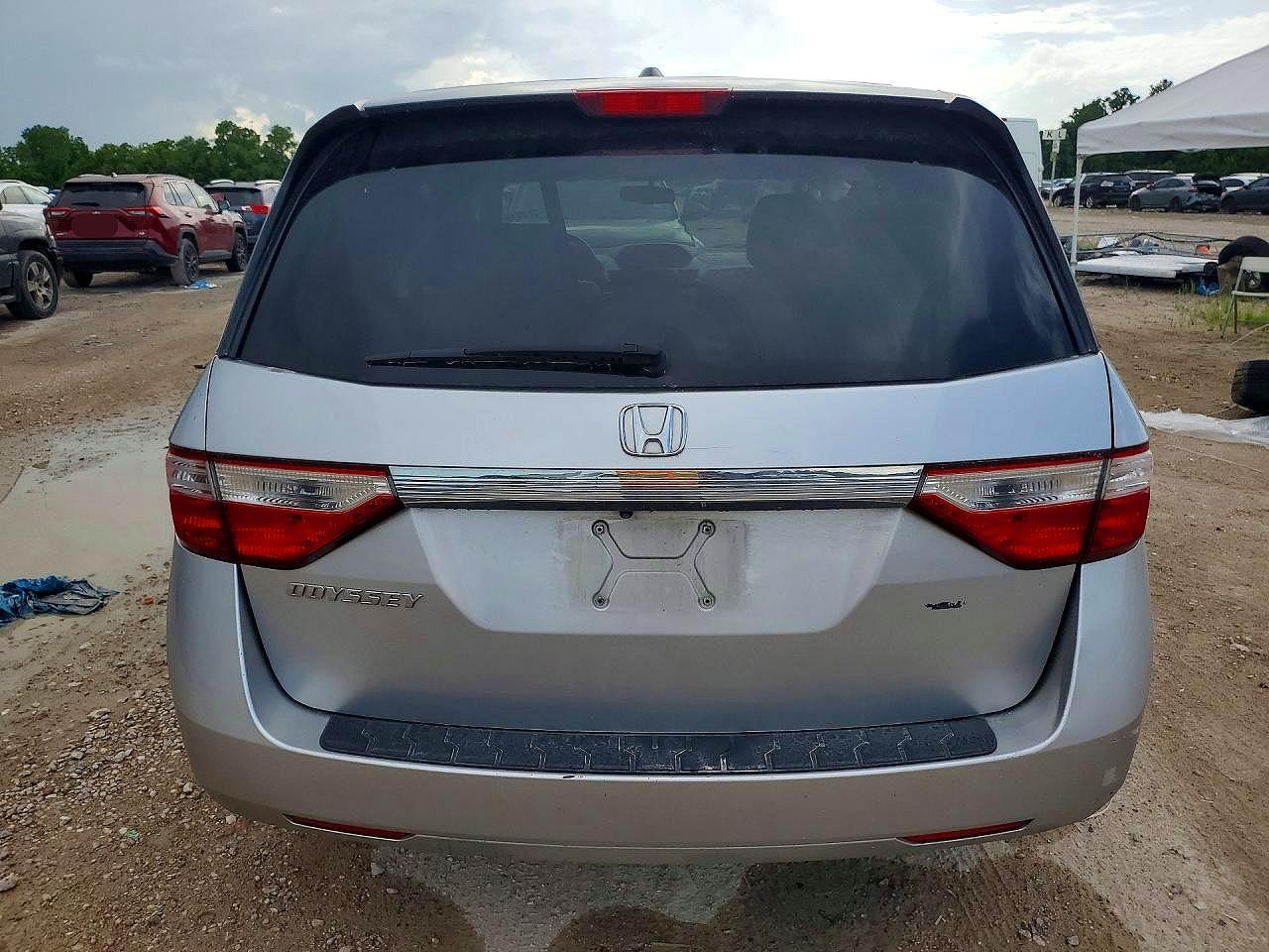 2011 Honda Odyssey Exl Silver vin: 5FNRL5H64BB073364