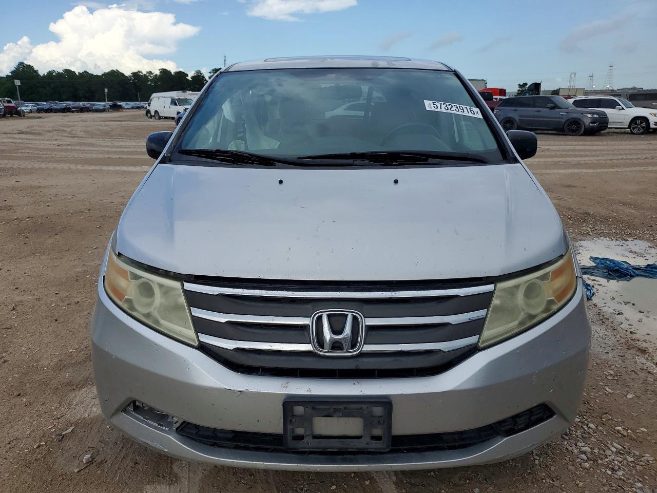 2011 Honda Odyssey Exl Silver vin: 5FNRL5H64BB073364