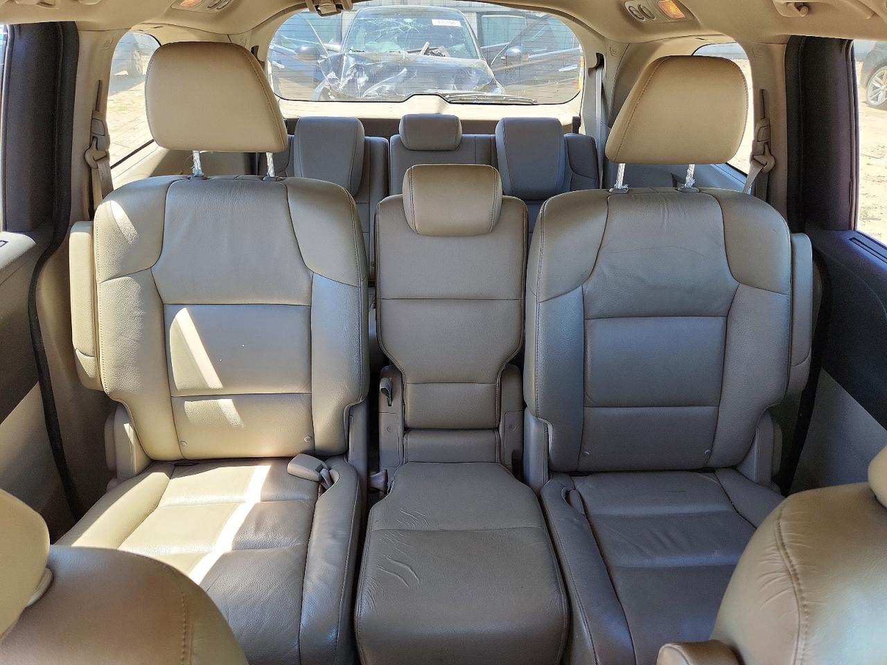2011 Honda Odyssey Exl Burgundy vin: 5FNRL5H64BB073638
