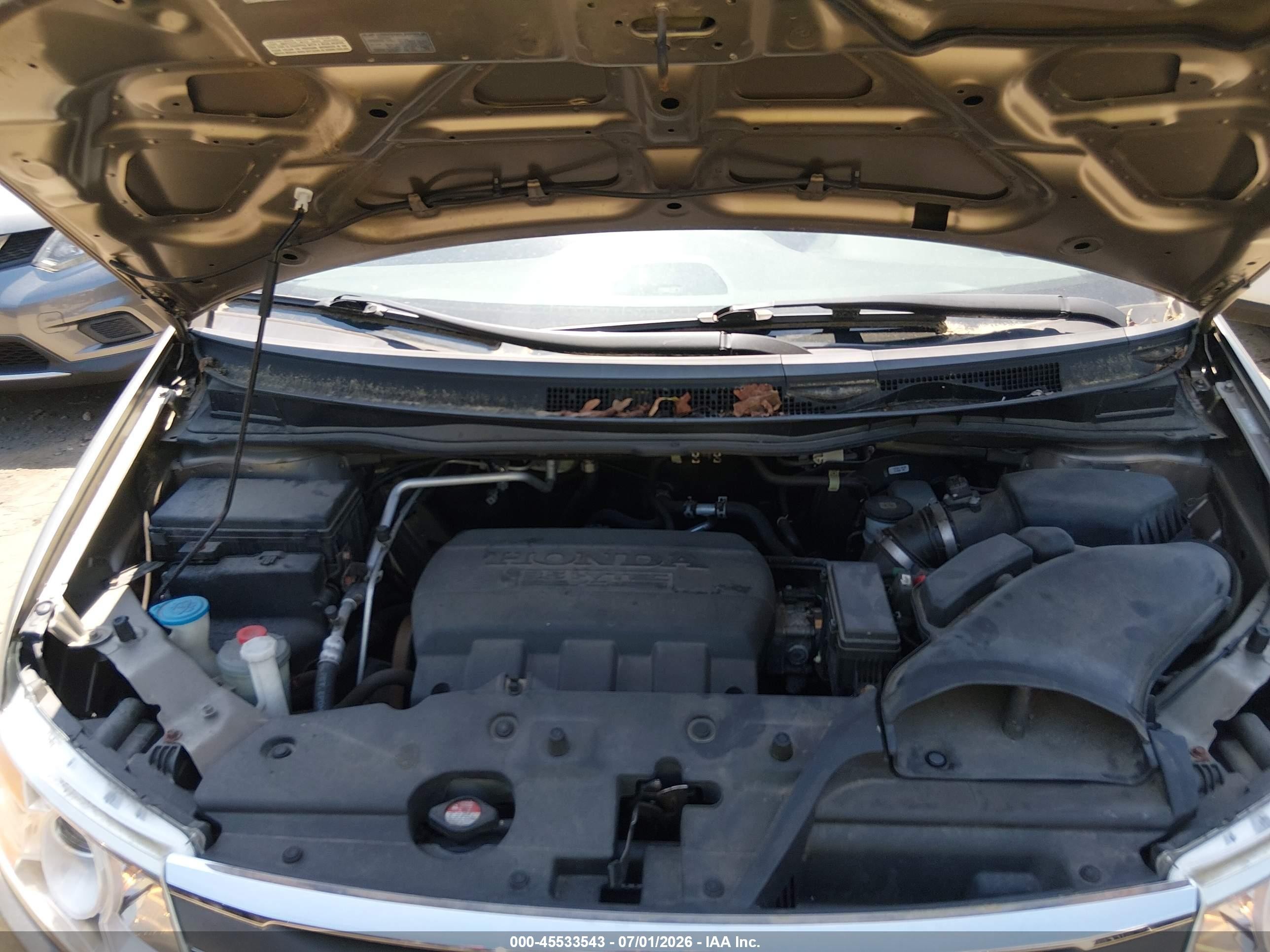 2011 Honda Odyssey Ex-l Brown vin: 5FNRL5H64BB102491