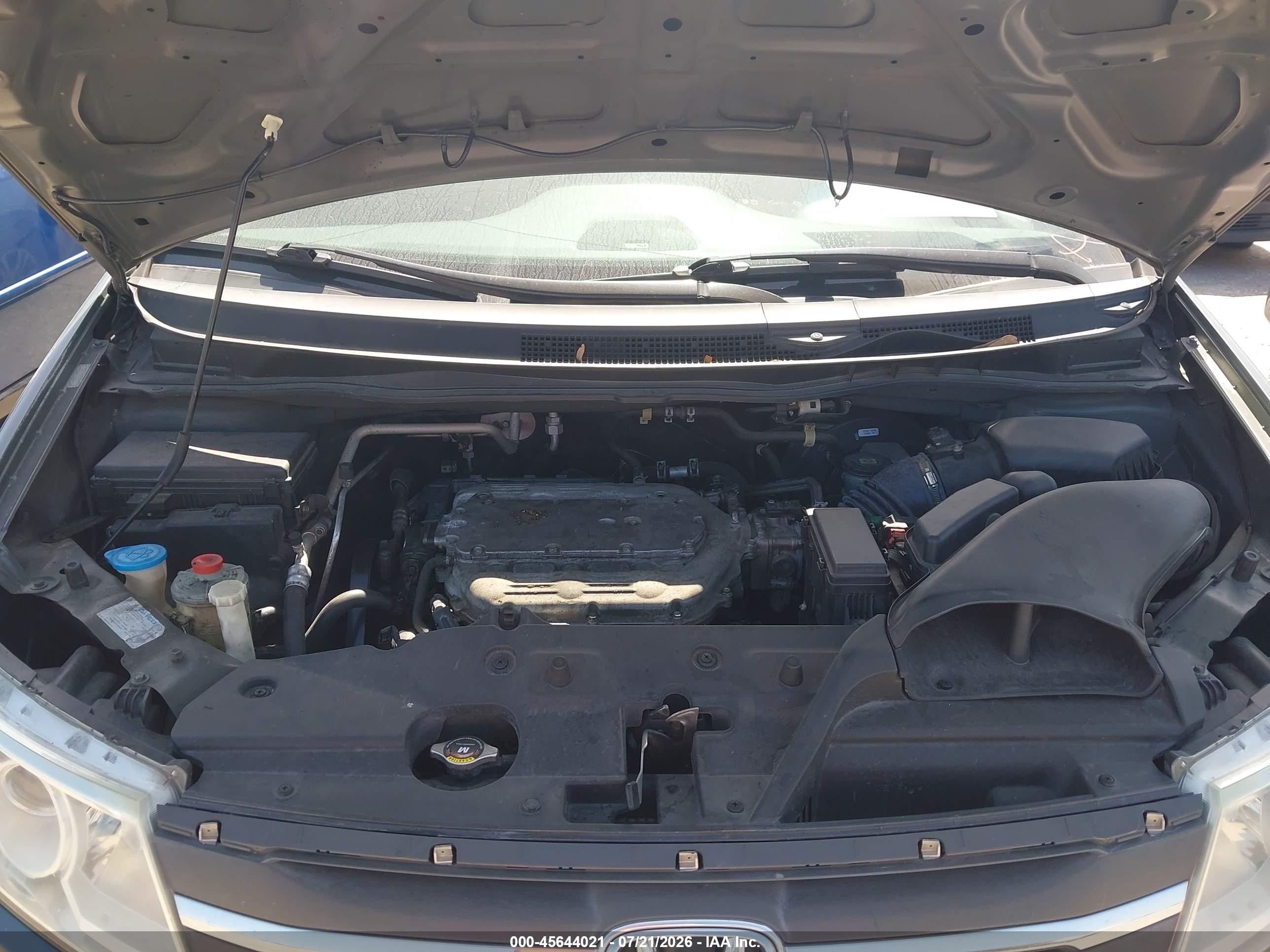 2011 Honda Odyssey Ex-l Gray vin: 5FNRL5H64BB102572
